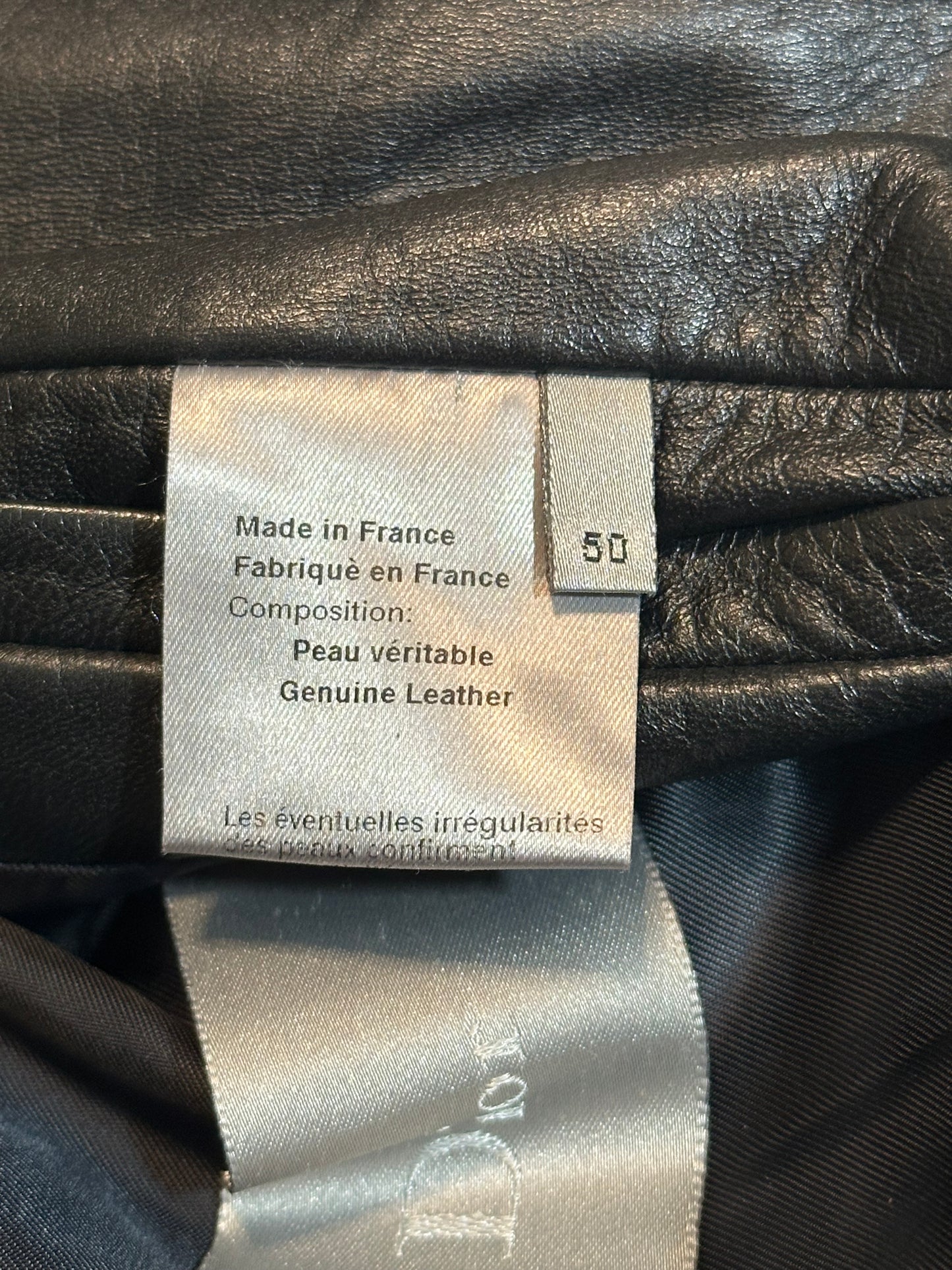 Dior Homme SS03 Moto Biker Leather Jacket