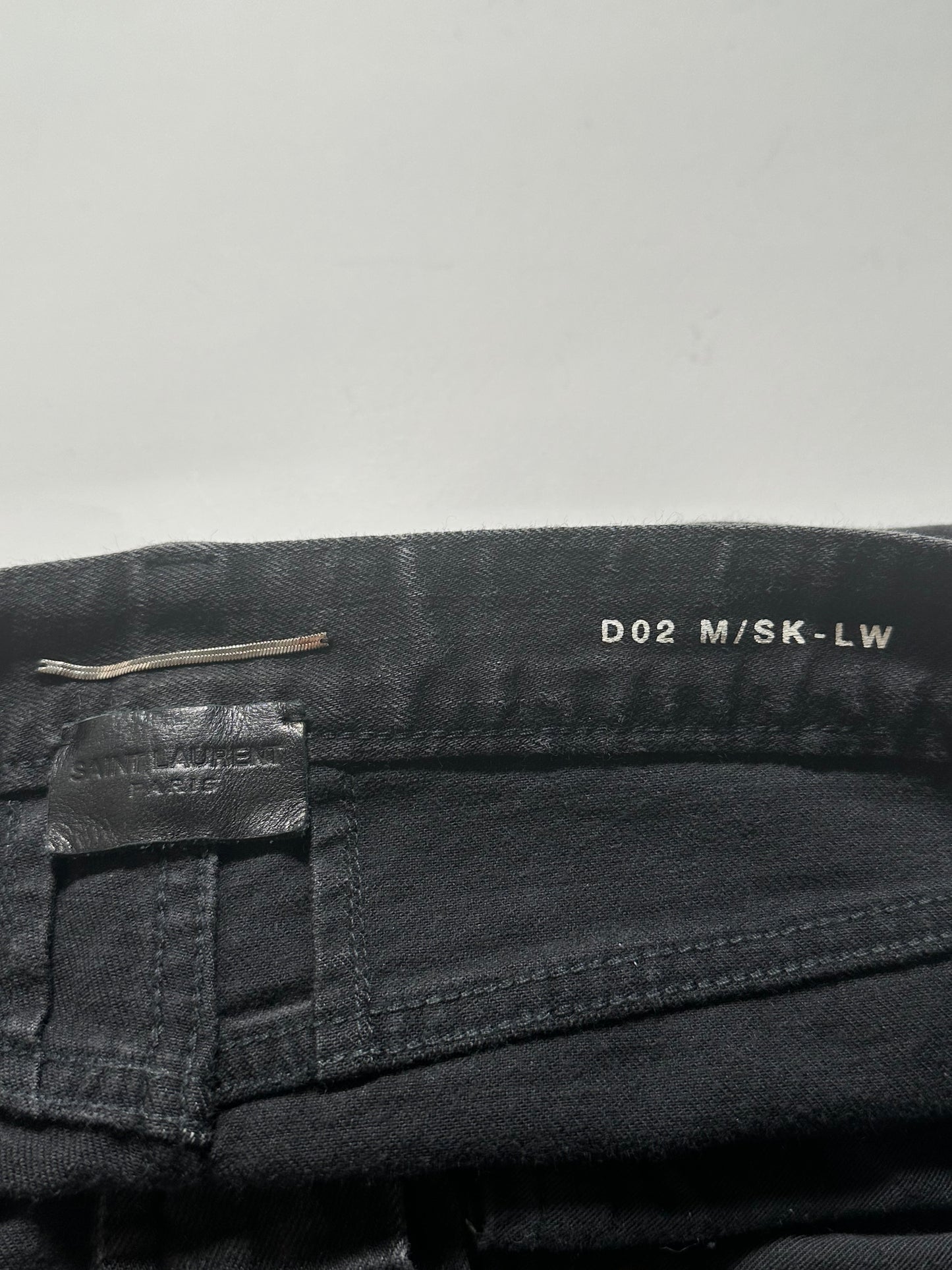 Saint Laurent Paris AW14 D02 Skinny Low Waist Denim