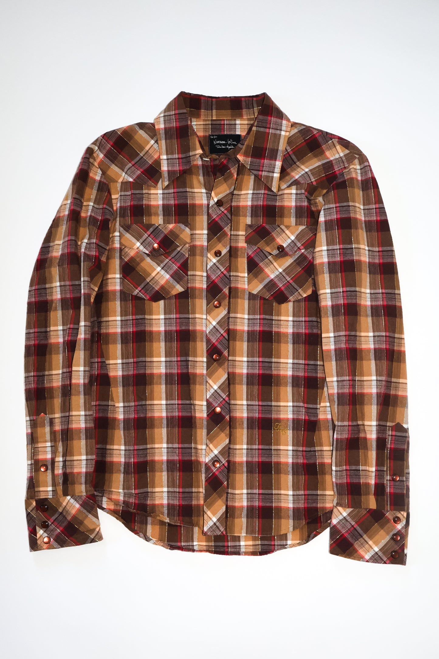 Number (N)ine FW05 THS Glitter Flannel