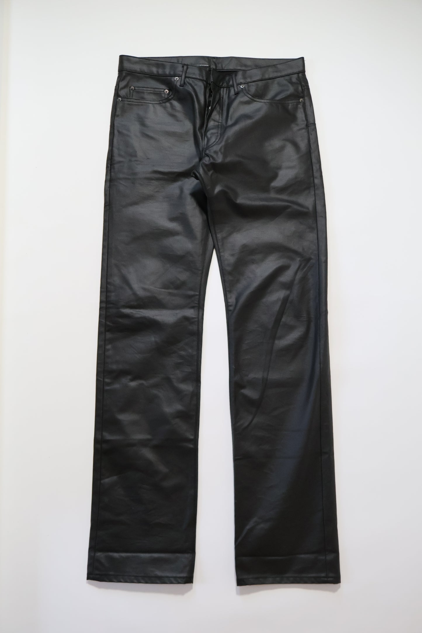 Dior Homme AW03 PVC Coated Luster Denim