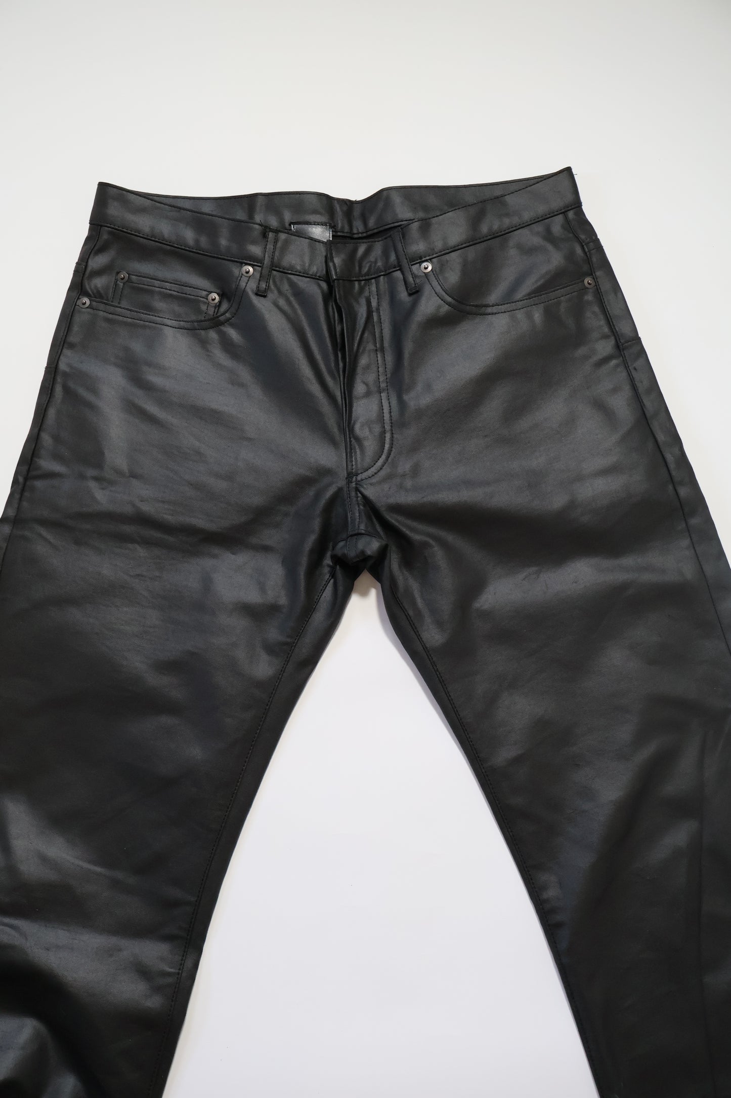 Dior Homme AW03 PVC Coated Luster Denim