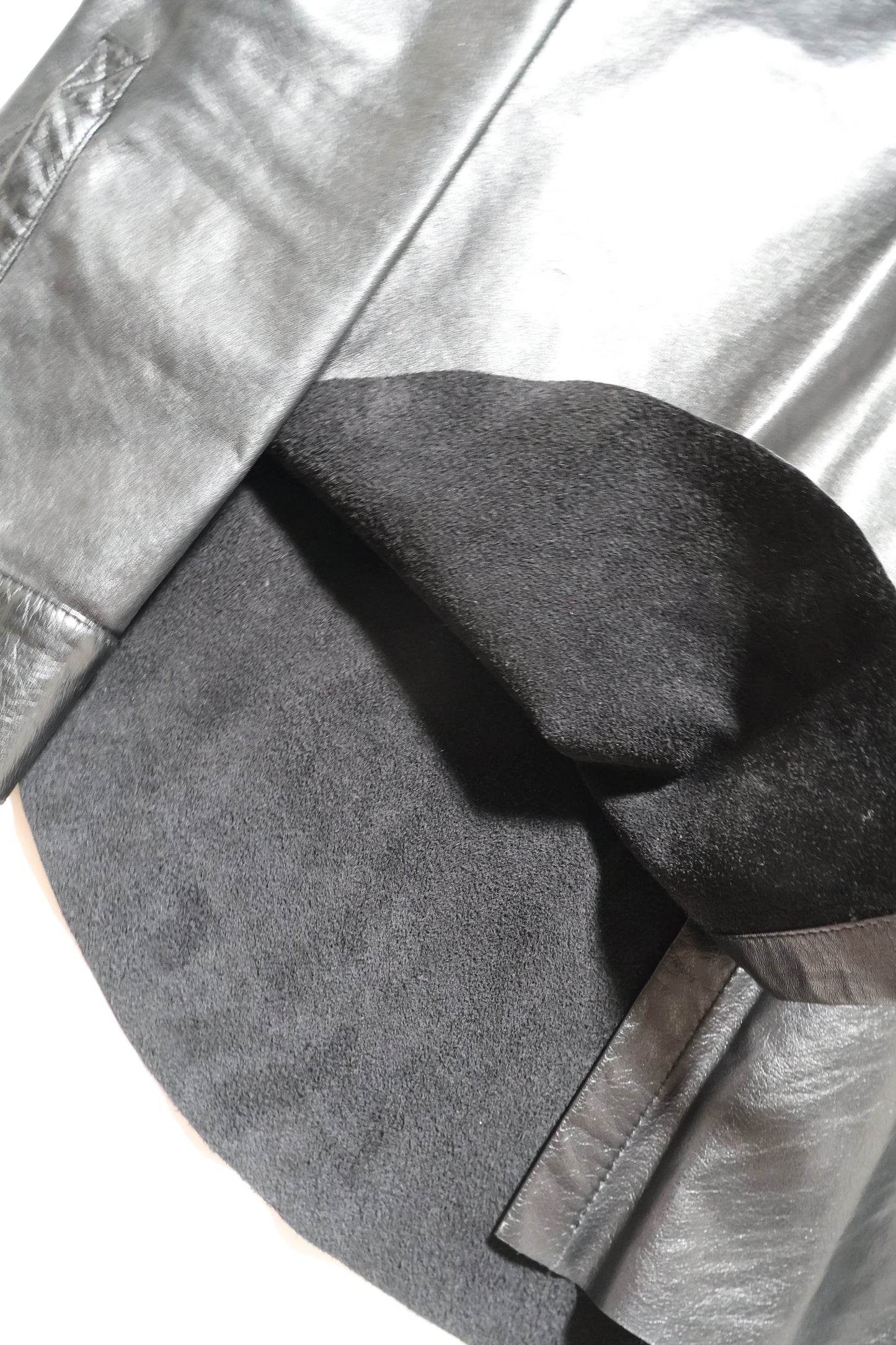 Balmain SS10 Hand Painted Studded Leather Shirt