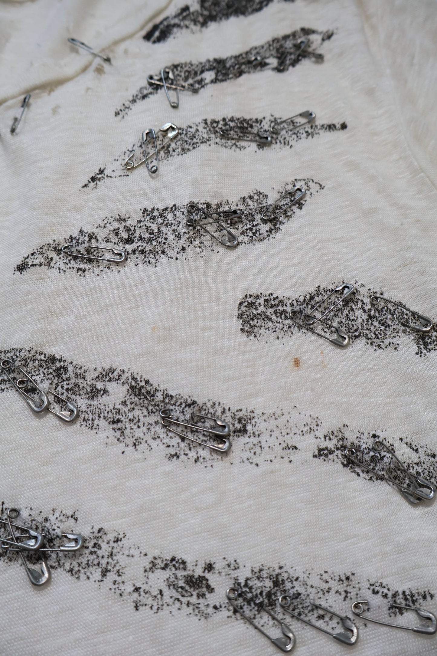 Pierre Balmain SS11 Distressed Safety Pin Shirt