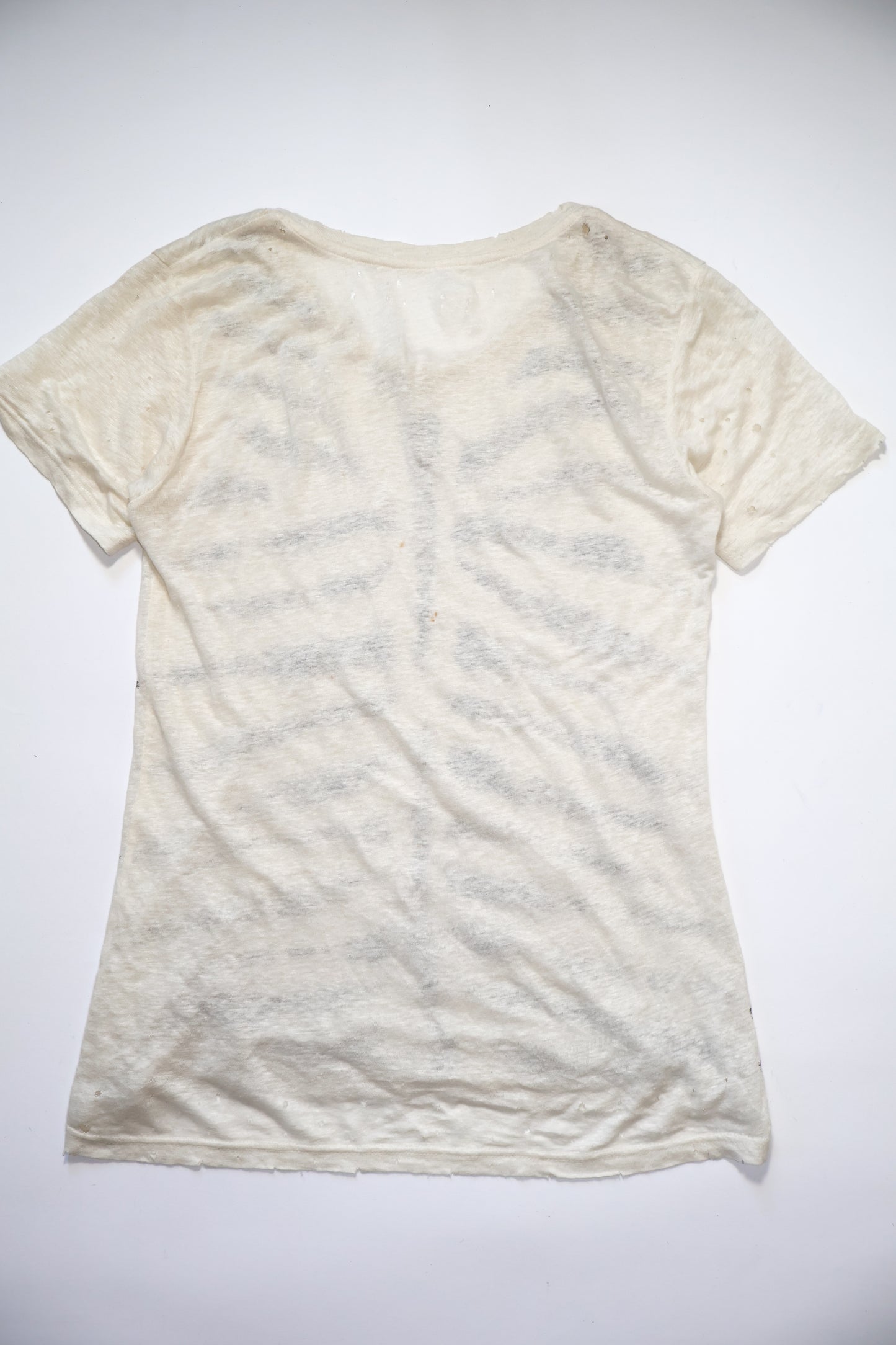 Pierre Balmain SS11 Distressed Safety Pin Shirt