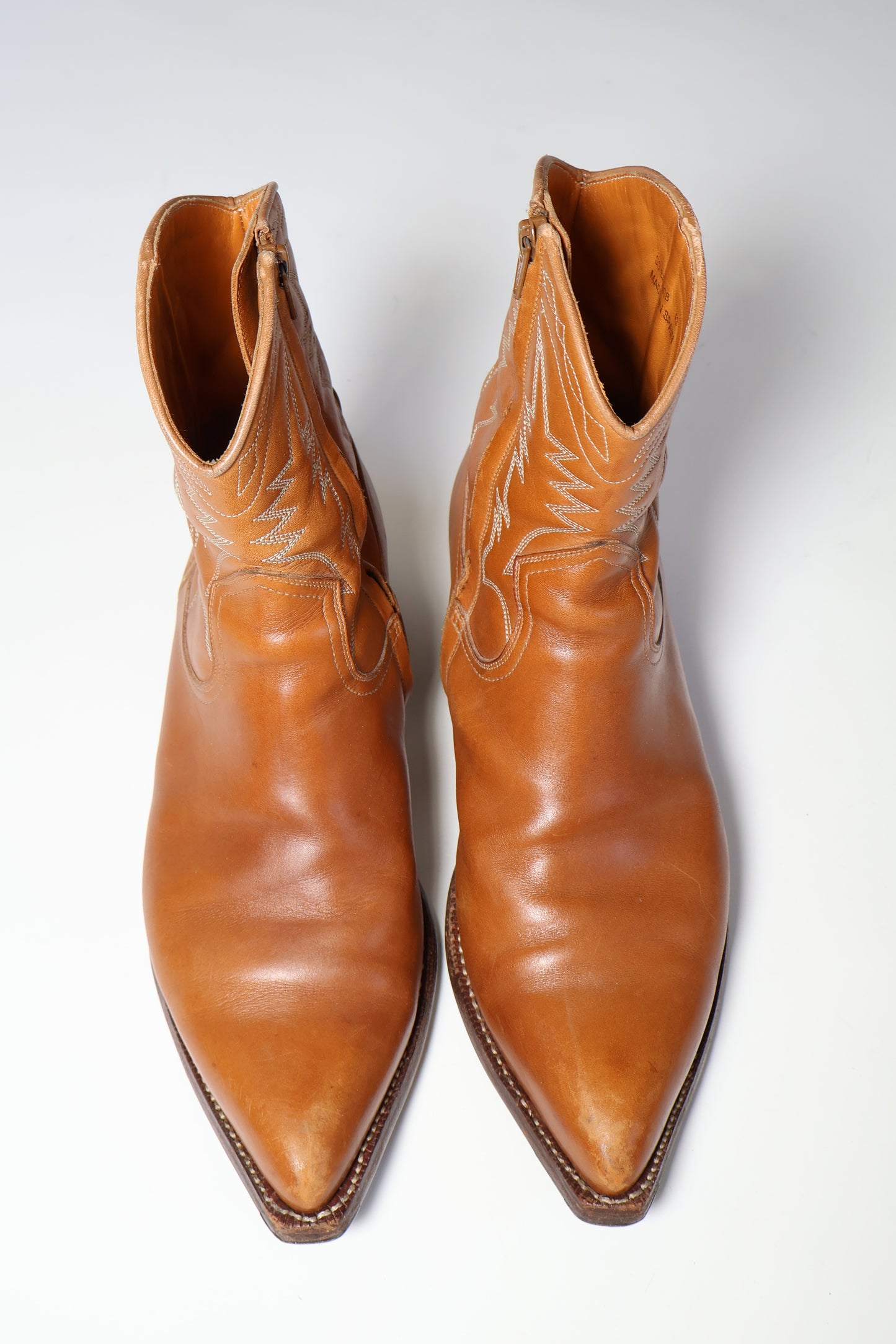 Saint Laurent Paris SS15 Psych Rock Runway Western Boots