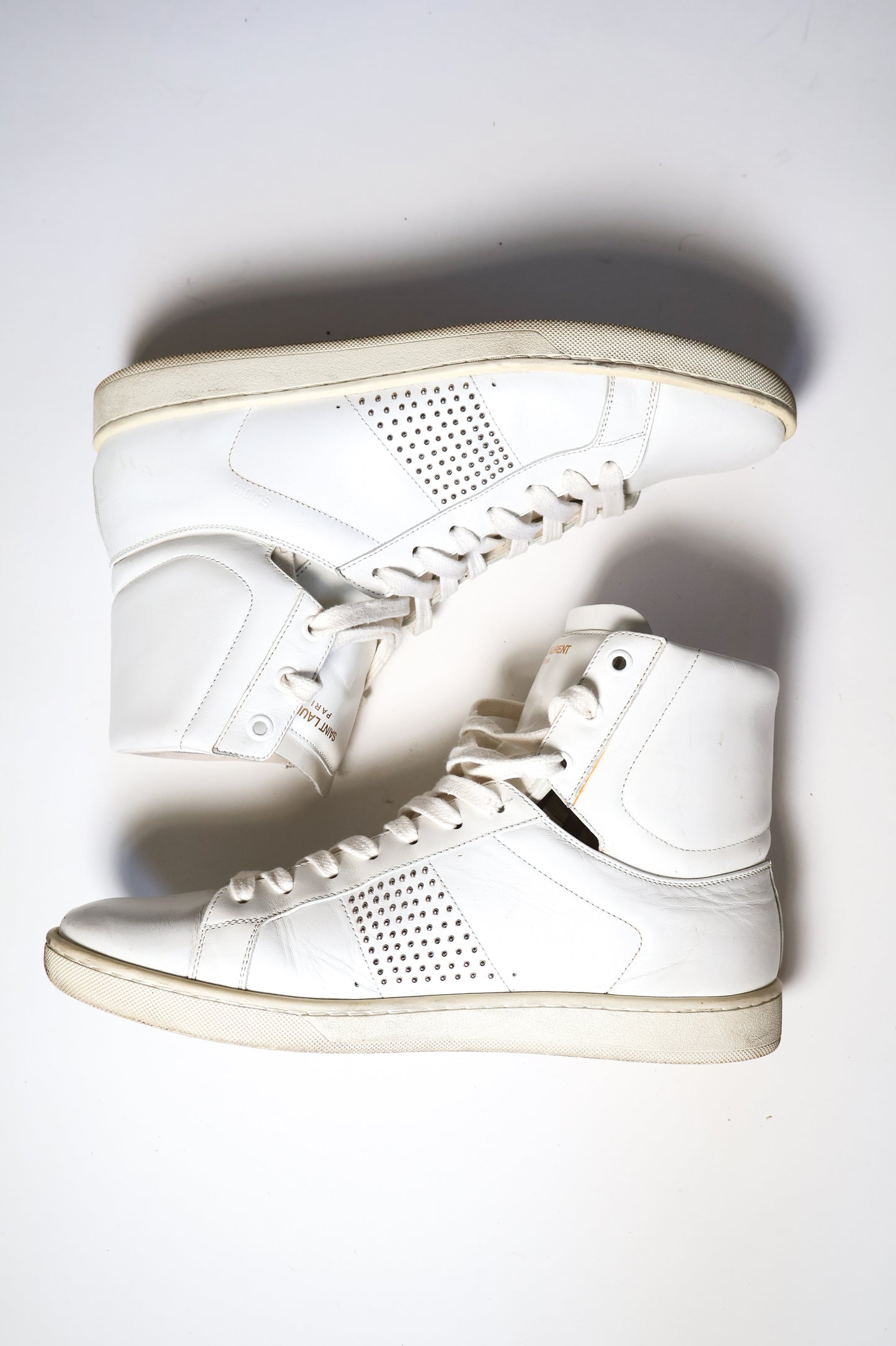 Saint Laurent Paris SS13 Studded High Top Sneakers