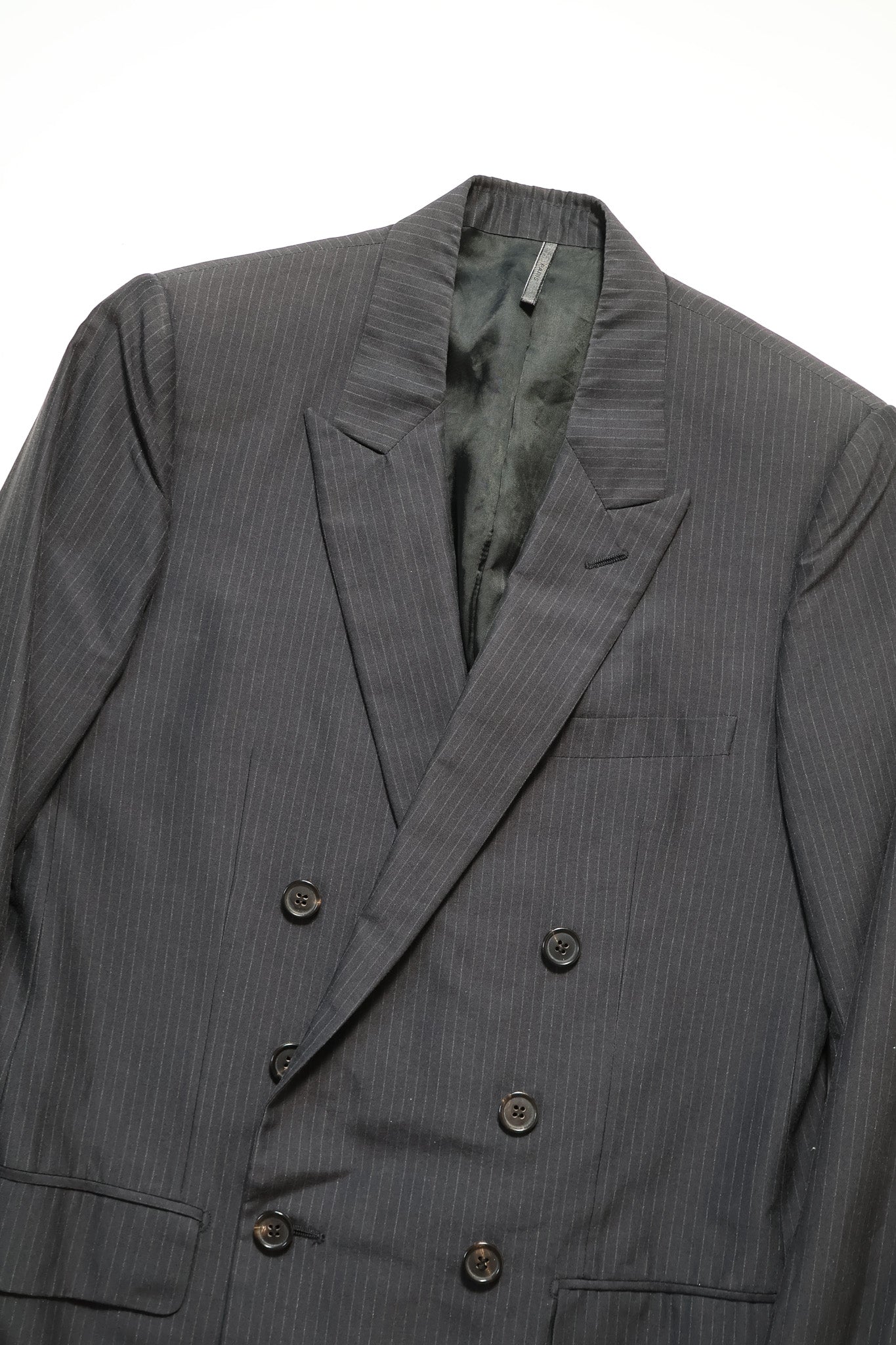 Dior Homme SS05 Silk Double Breasted Pin Stripe Blazer