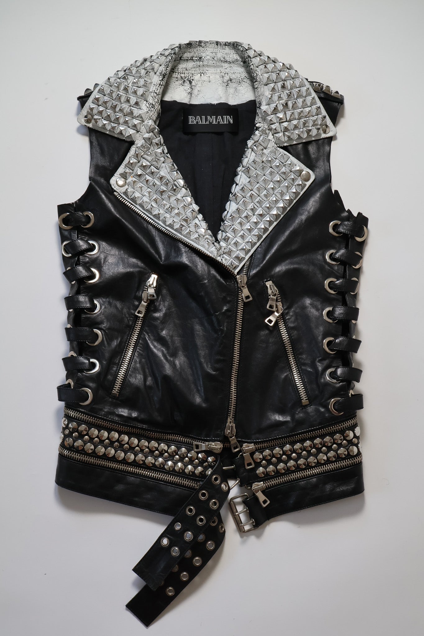 Balmain SS11 Studded Runway Vest