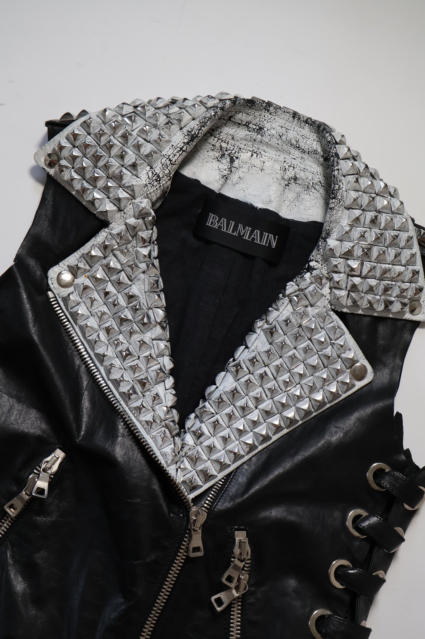 Balmain SS11 Studded Runway Vest