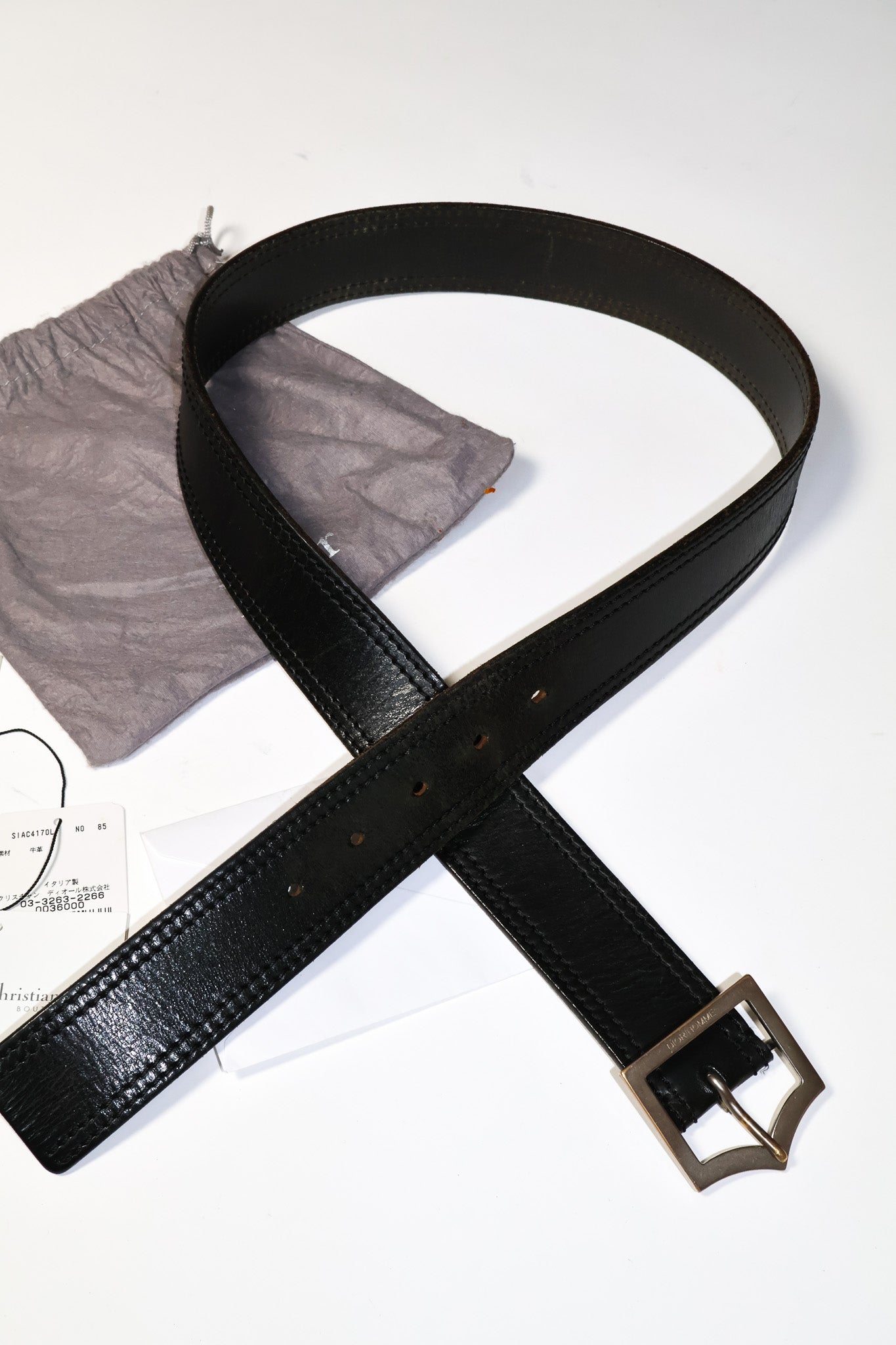 Dior Homme AW07 D Point Belt