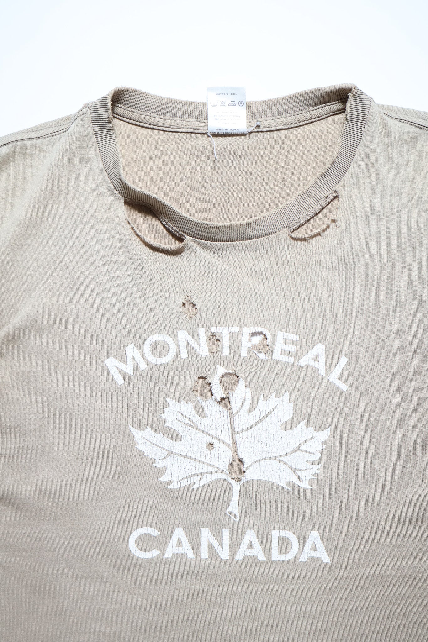 Number (N)ine SS01 Montreal Distressed Shirt