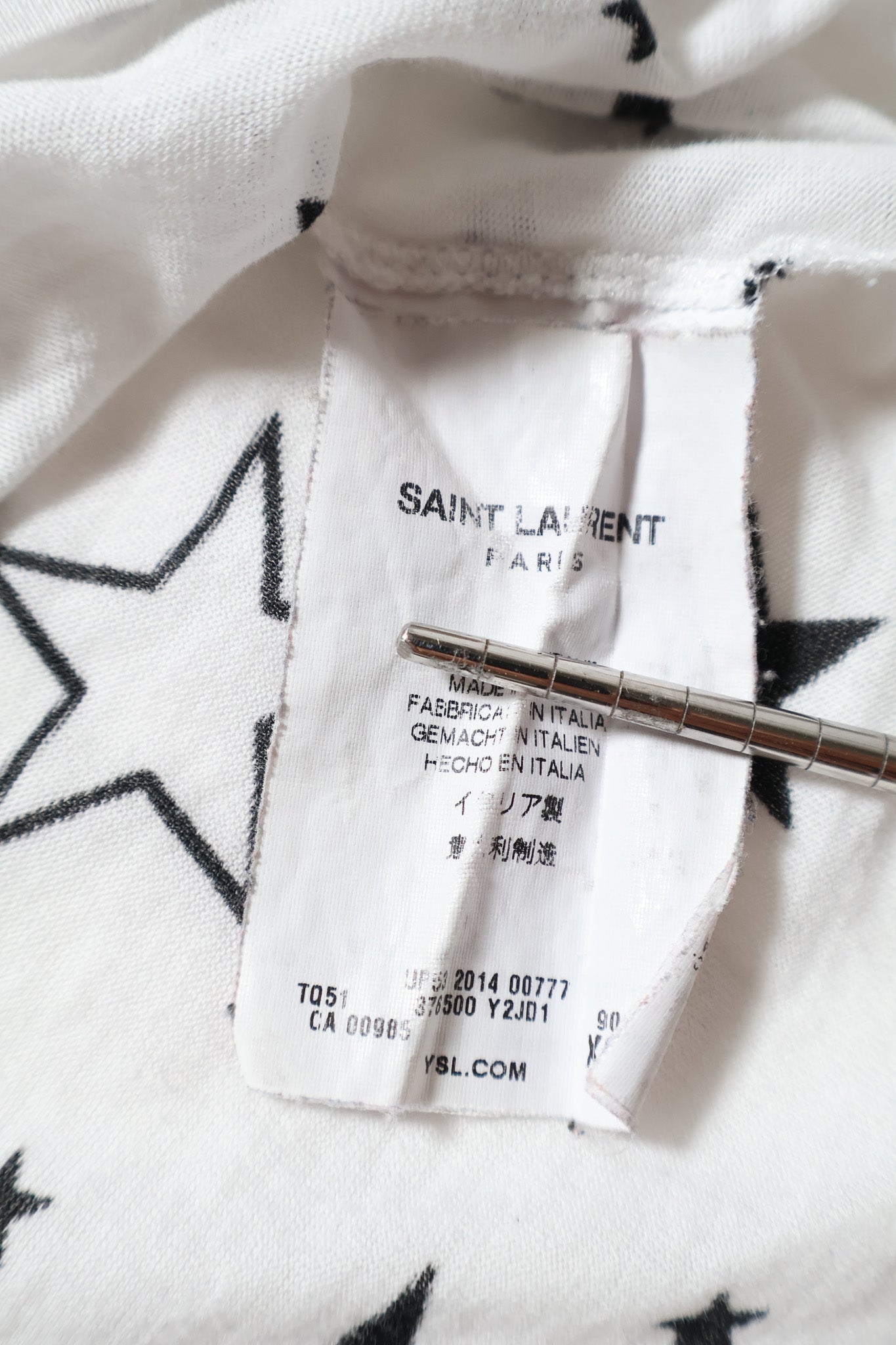 Saint Laurent Paris SS15 Star Shirt