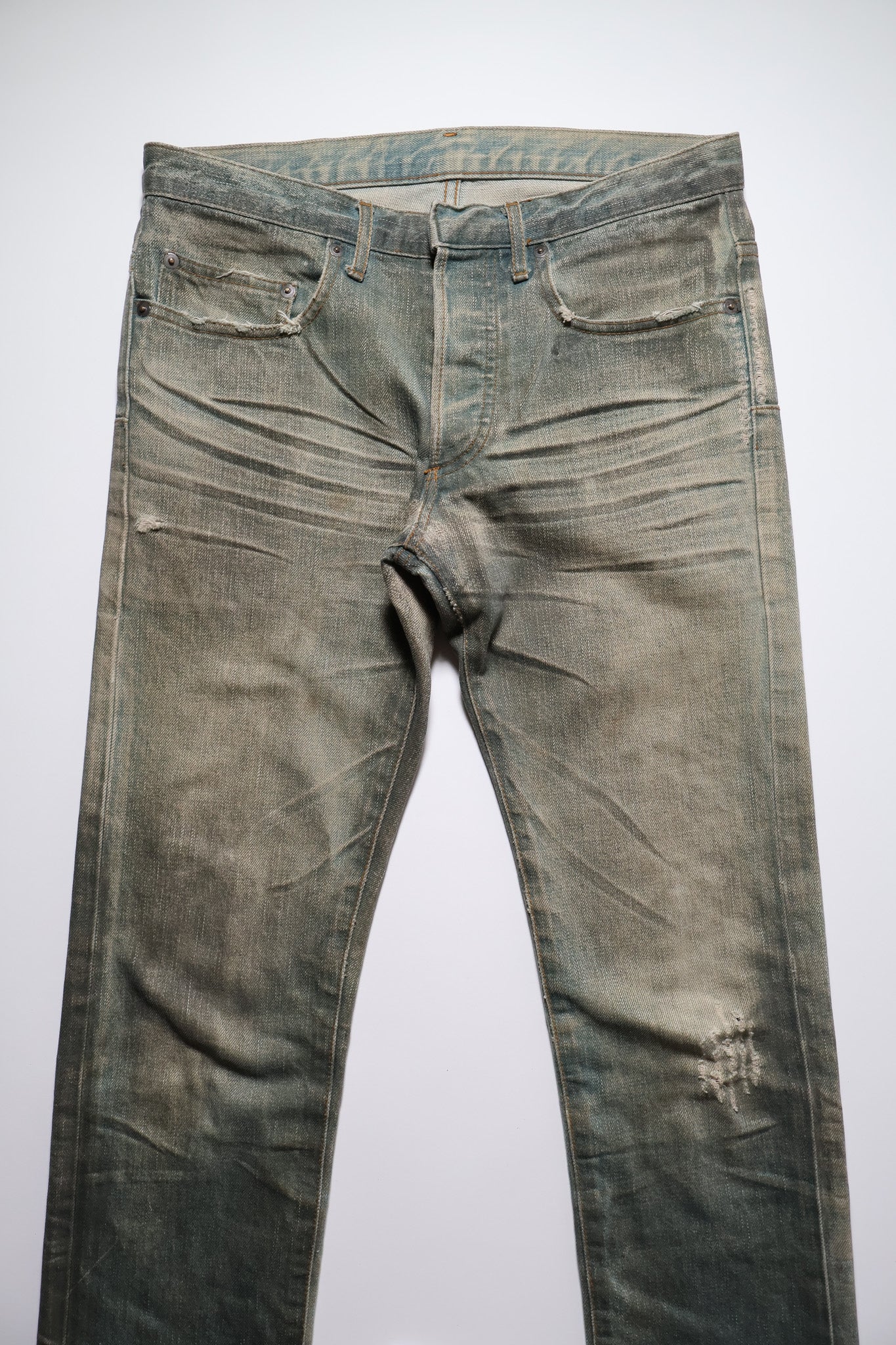 Dior Homme SS04 Dirty Bleu Claire Denim