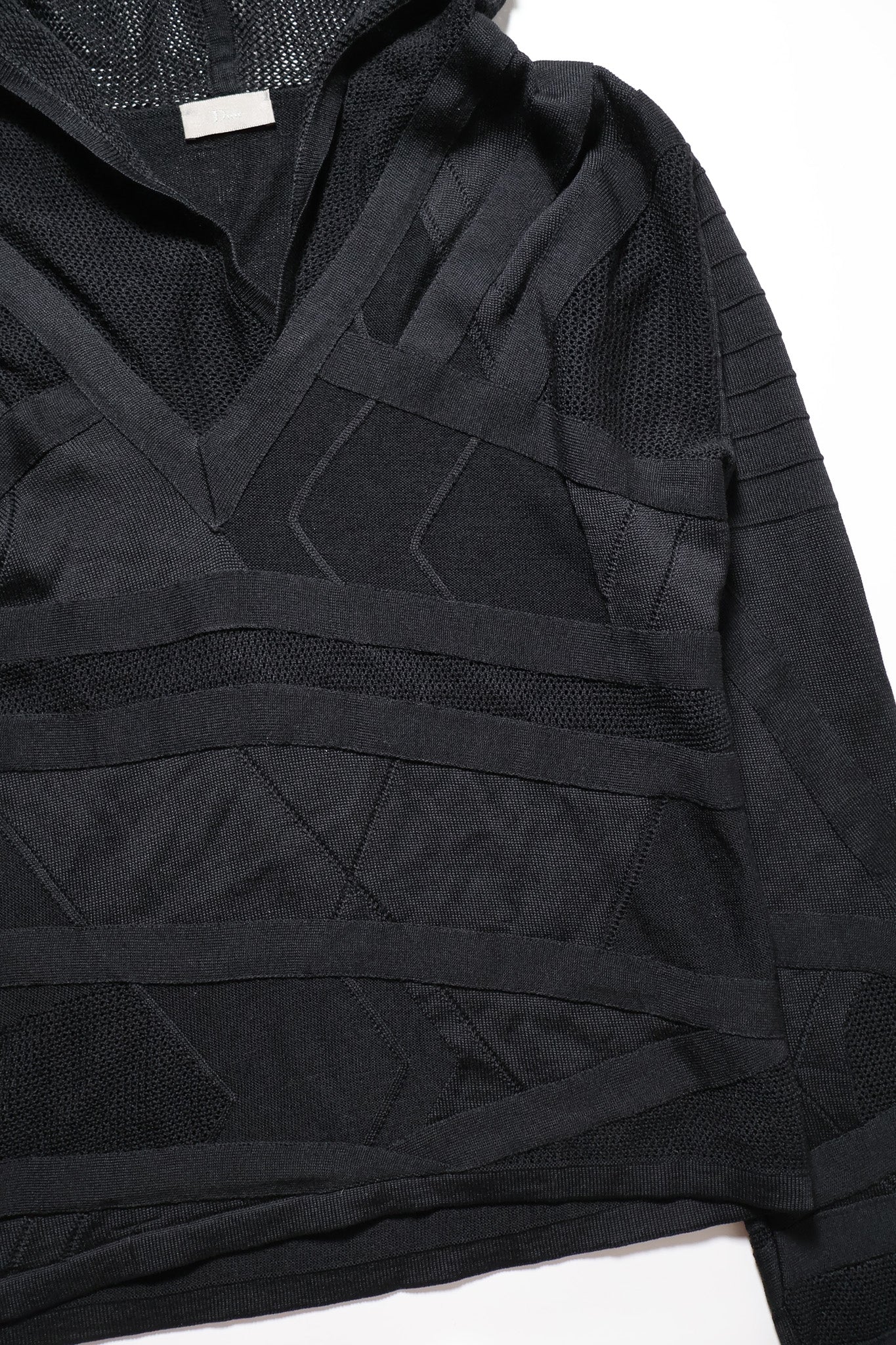 Dior Homme SS04 Strip Knitted Hoodie