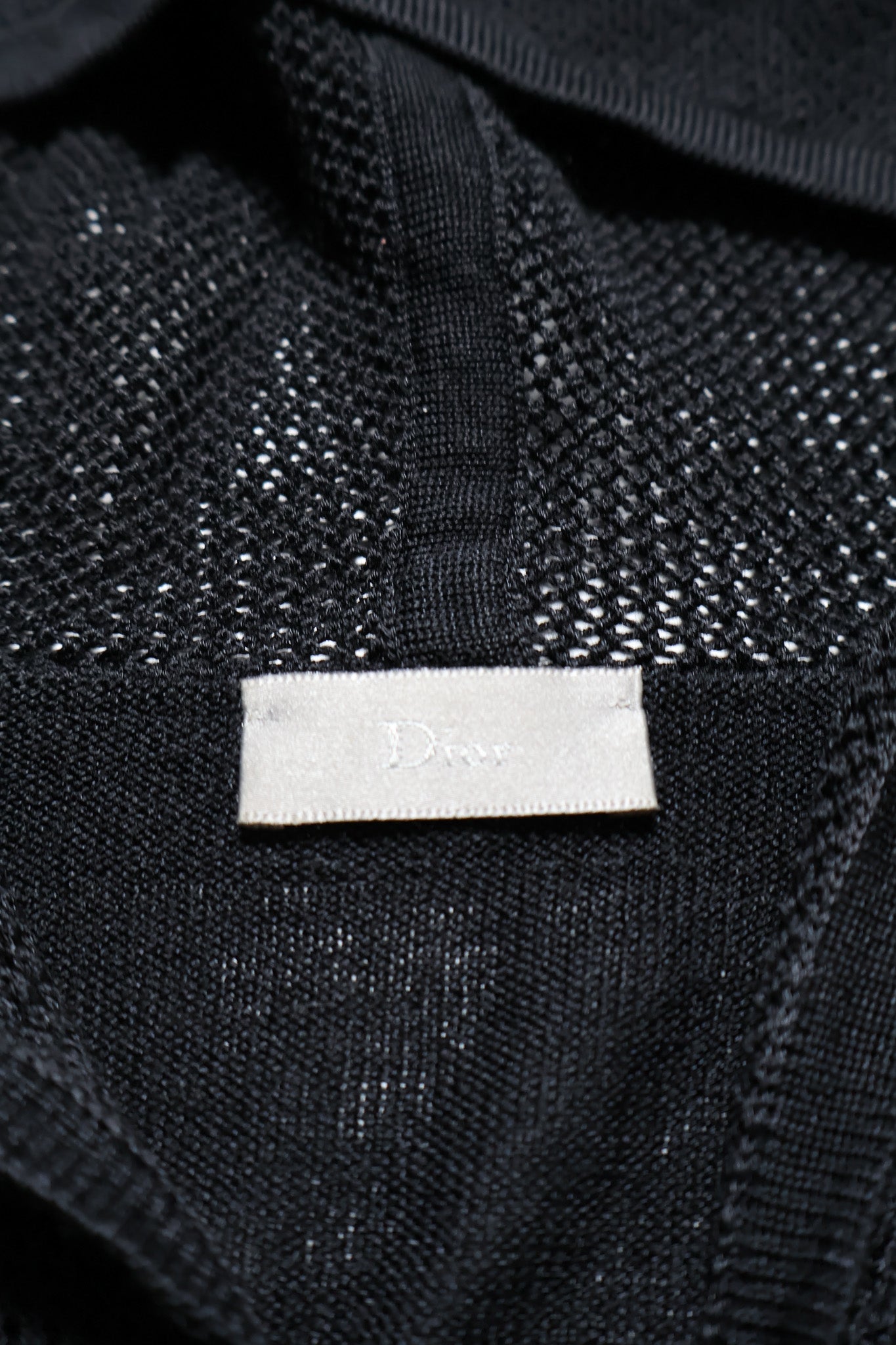 Dior Homme SS04 Strip Knitted Hoodie