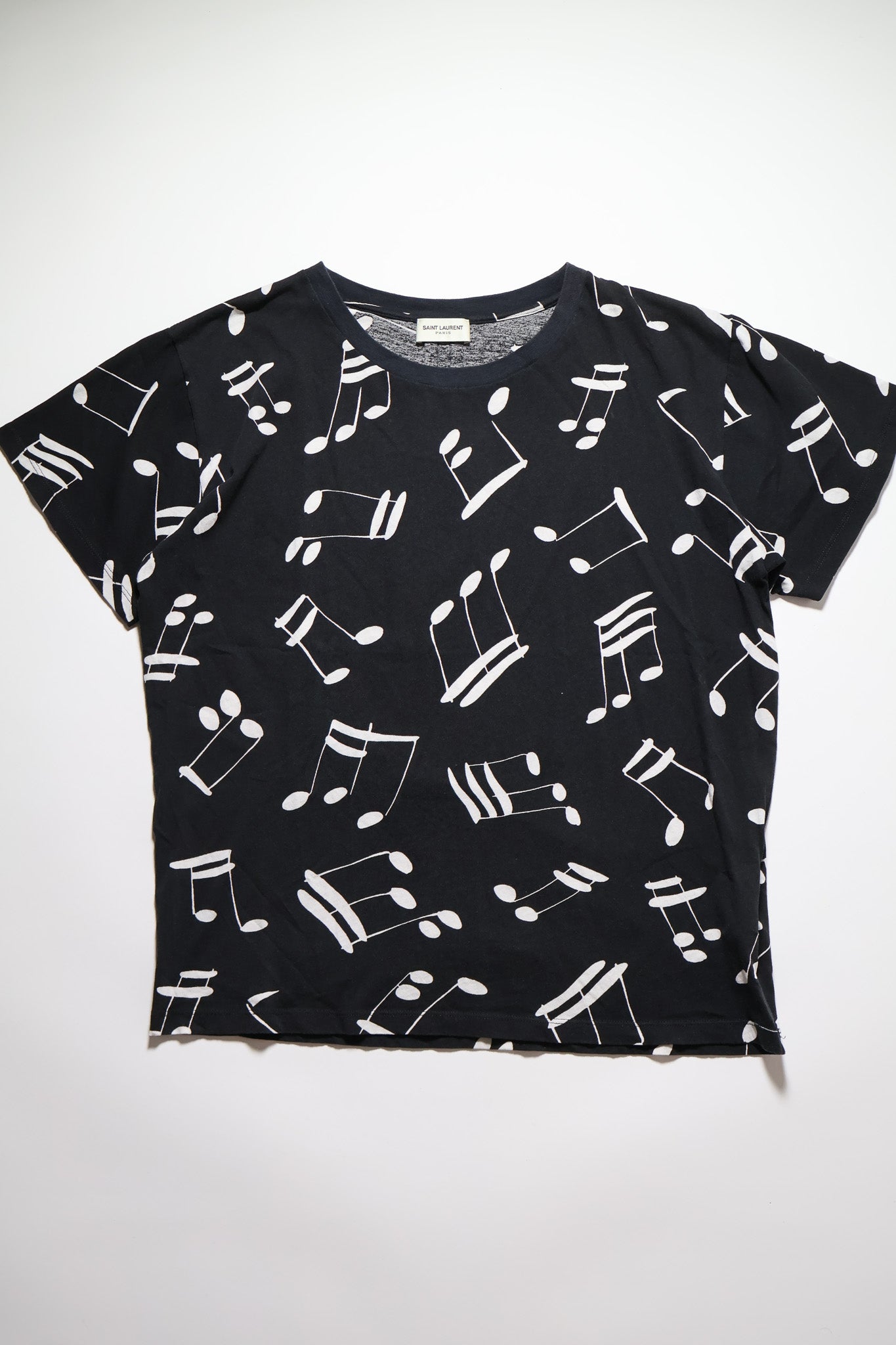 Saint Laurent Paris AW16 Music Note Shirt