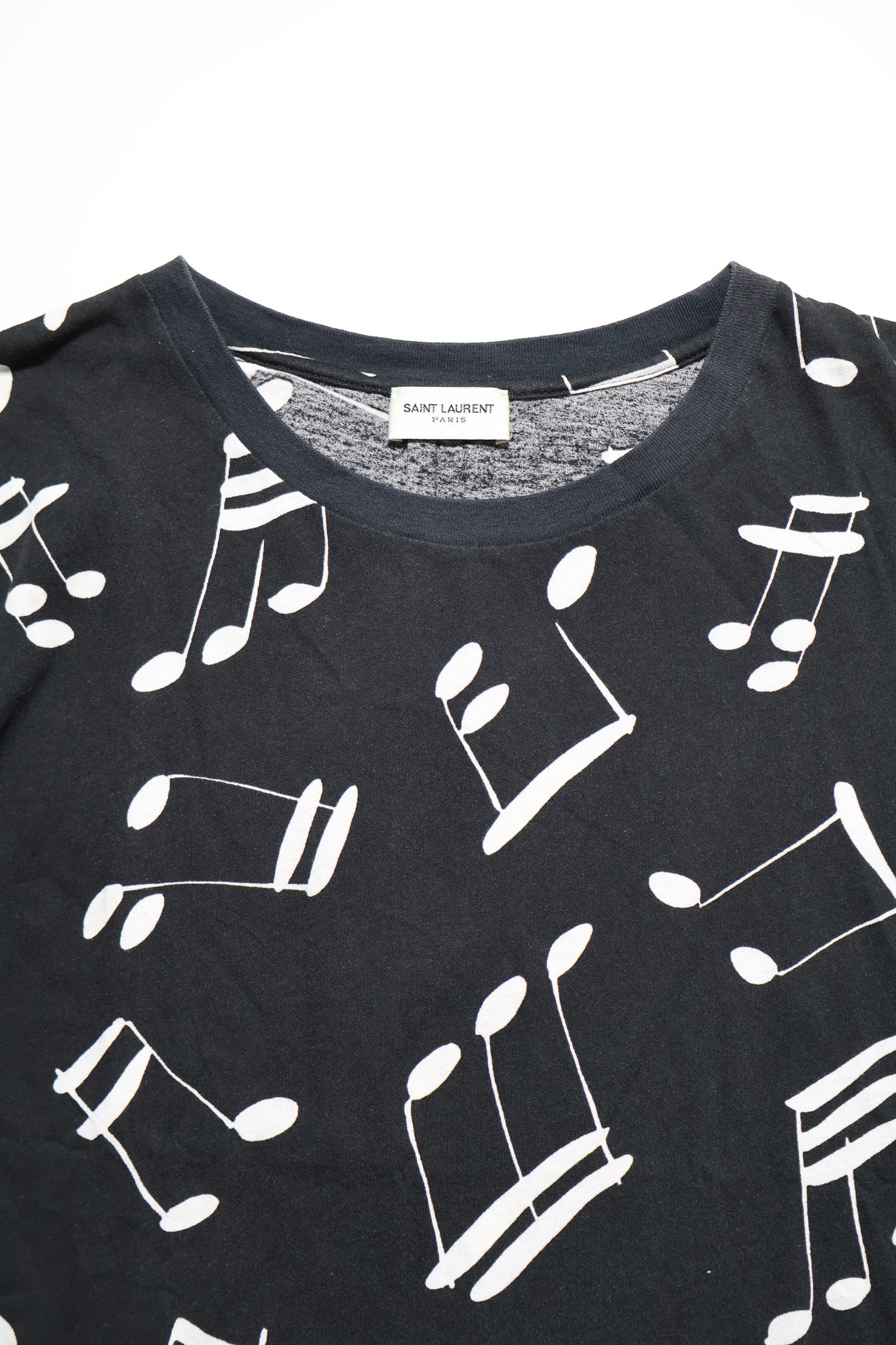 Saint Laurent Paris AW16 Music Note Shirt
