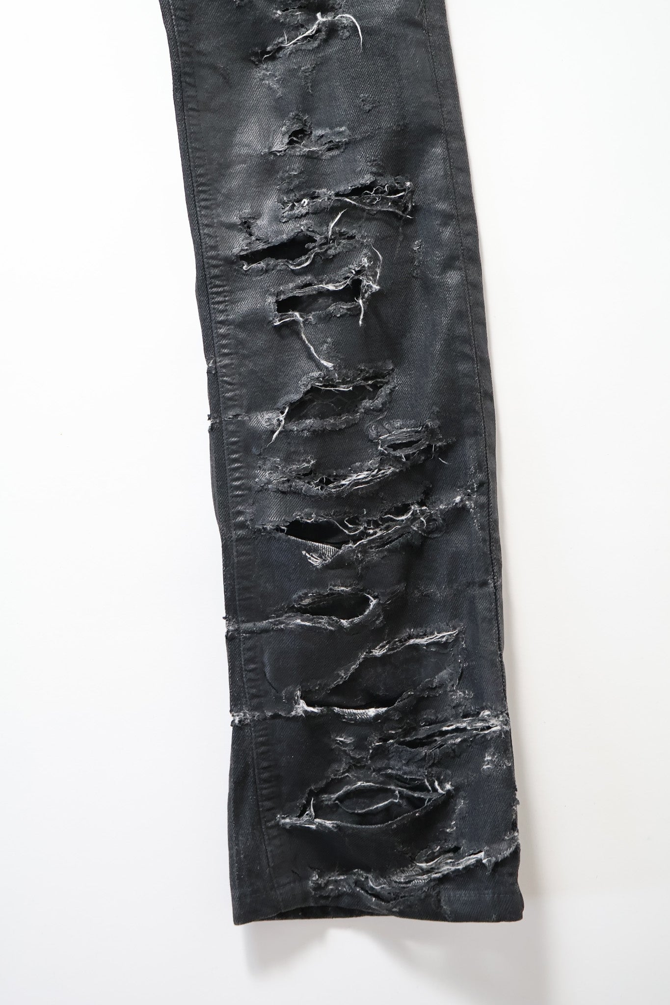 Dior Homme SS04 Strip Distressed Denim