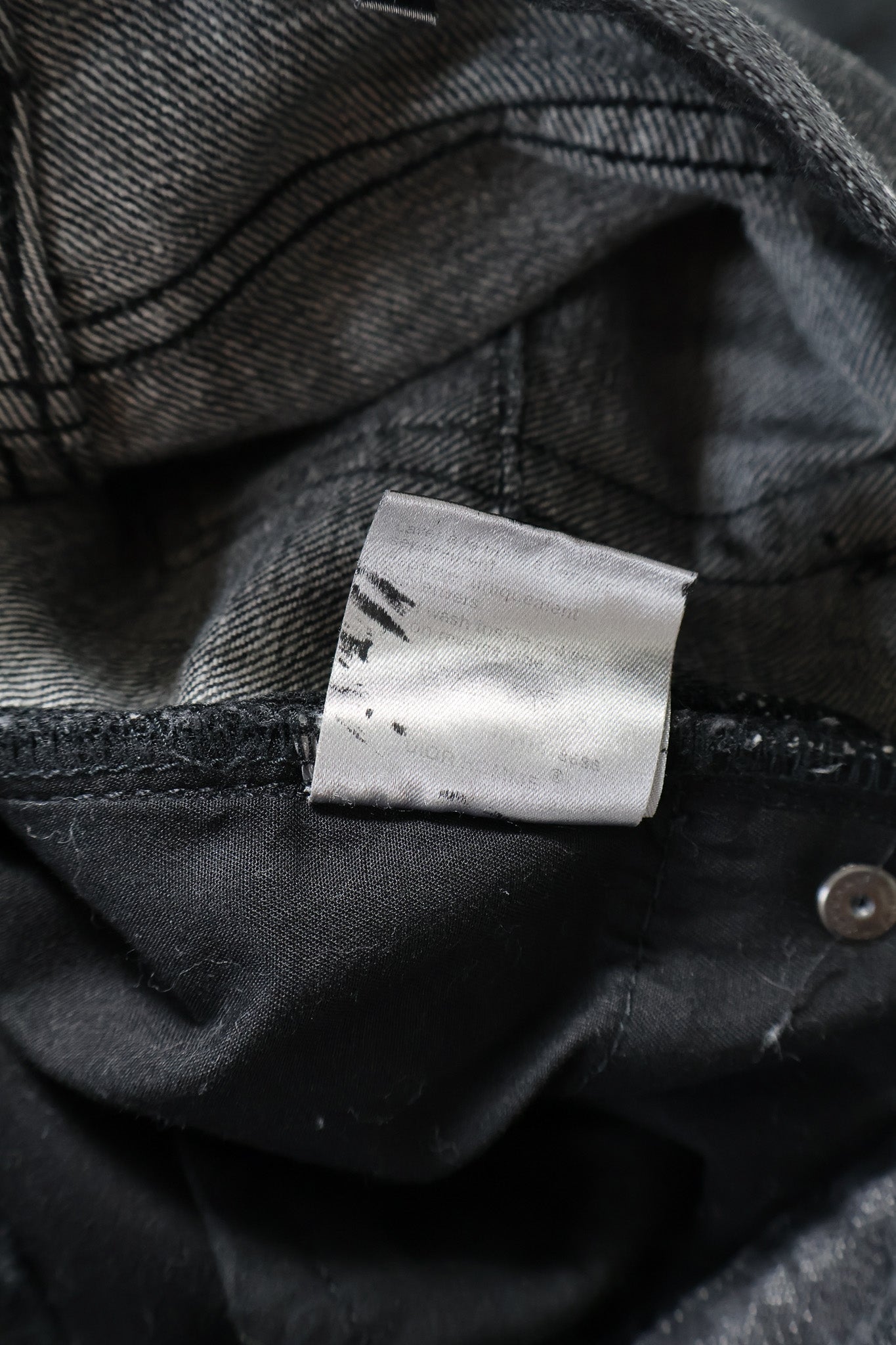 Dior Homme SS04 Strip Distressed Denim