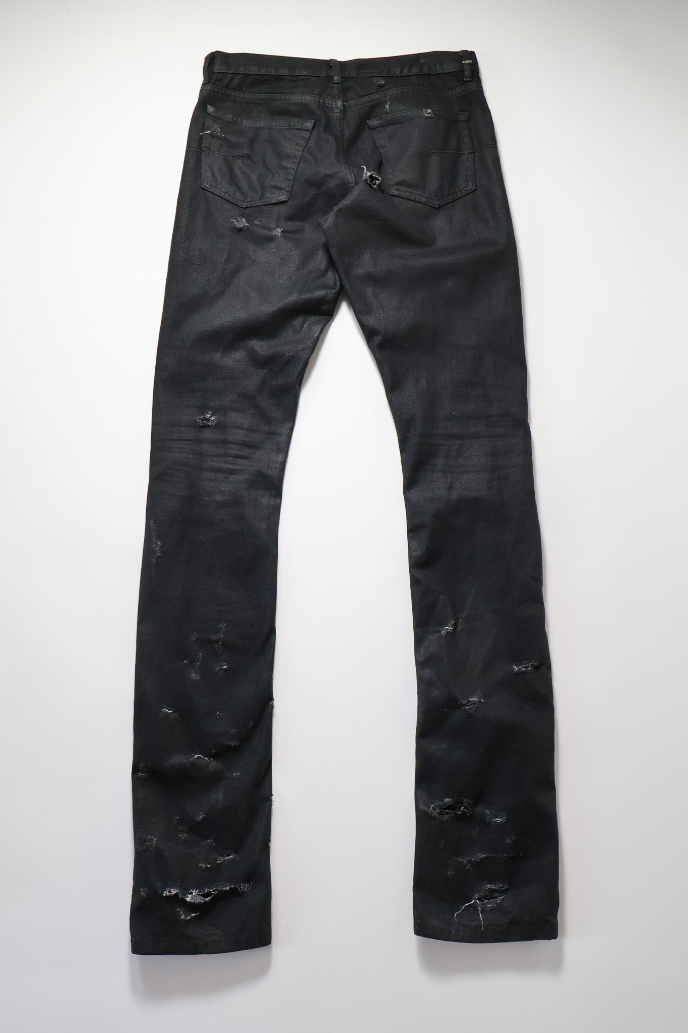 Dior Homme SS04 Strip Distressed Denim