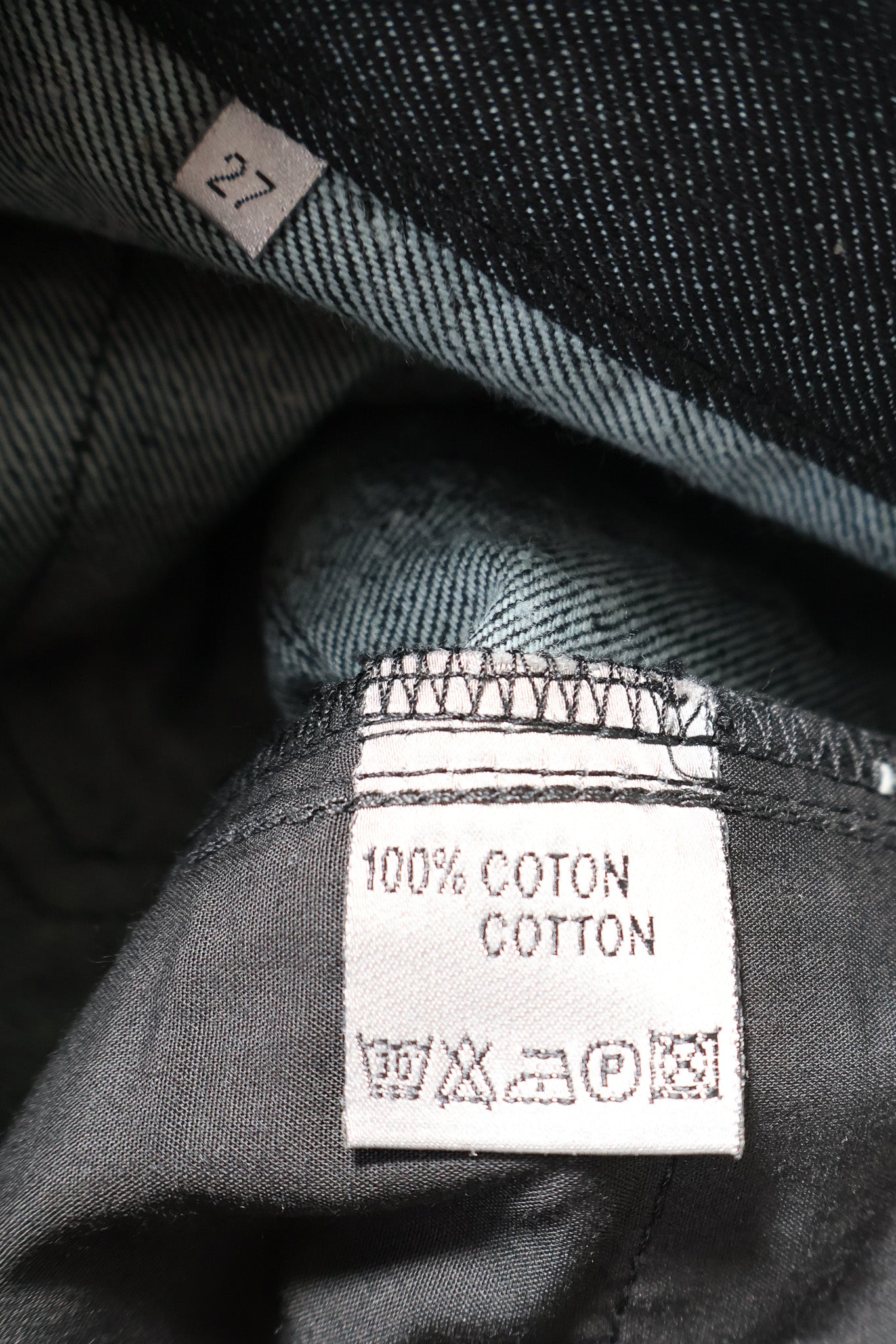 DS Dior Homme AW07 Raw Denim