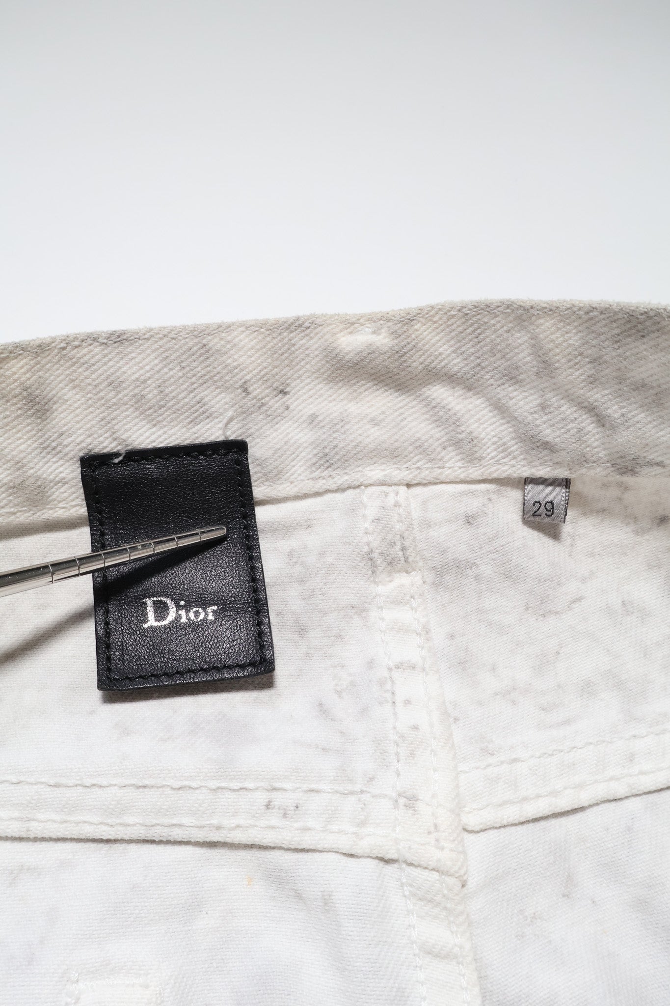 Dior Homme SS06 Dirty Snow Denim