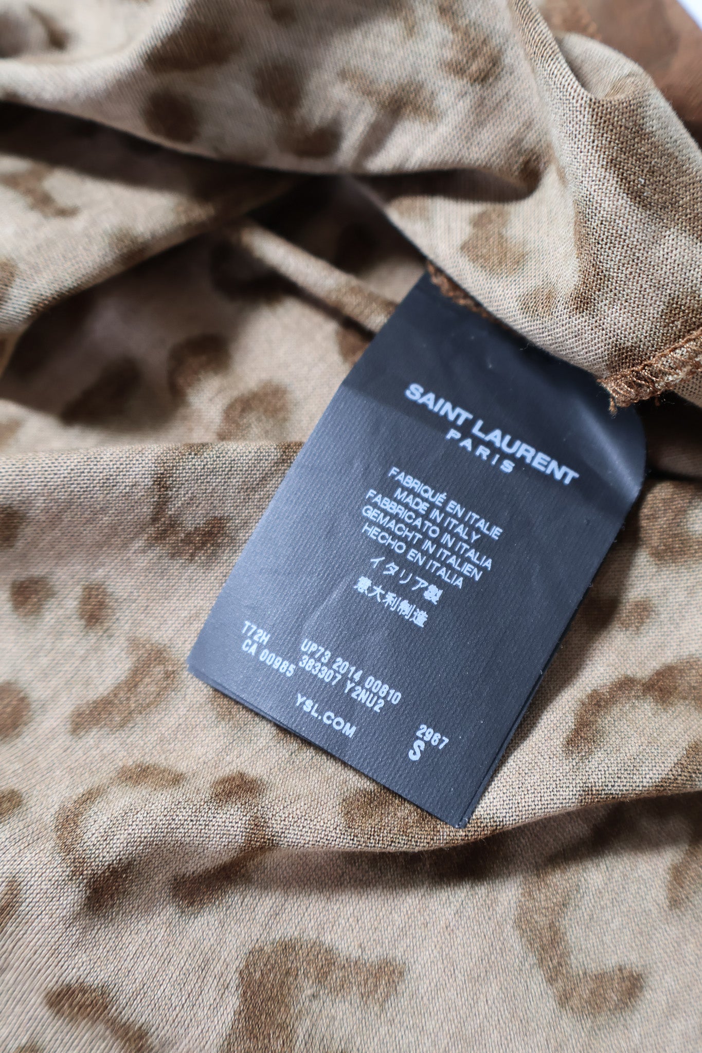 Saint Laurent Paris SS15 Babycat Shirt