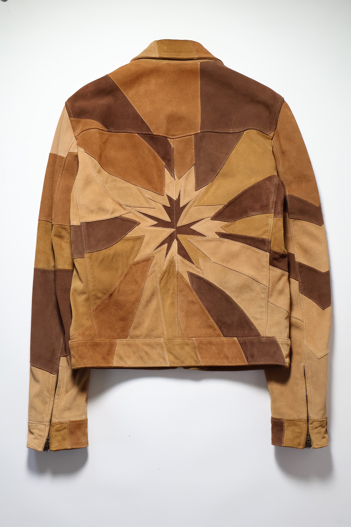 Saint Laurent Paris SS15 Patchwork Leather Jacket