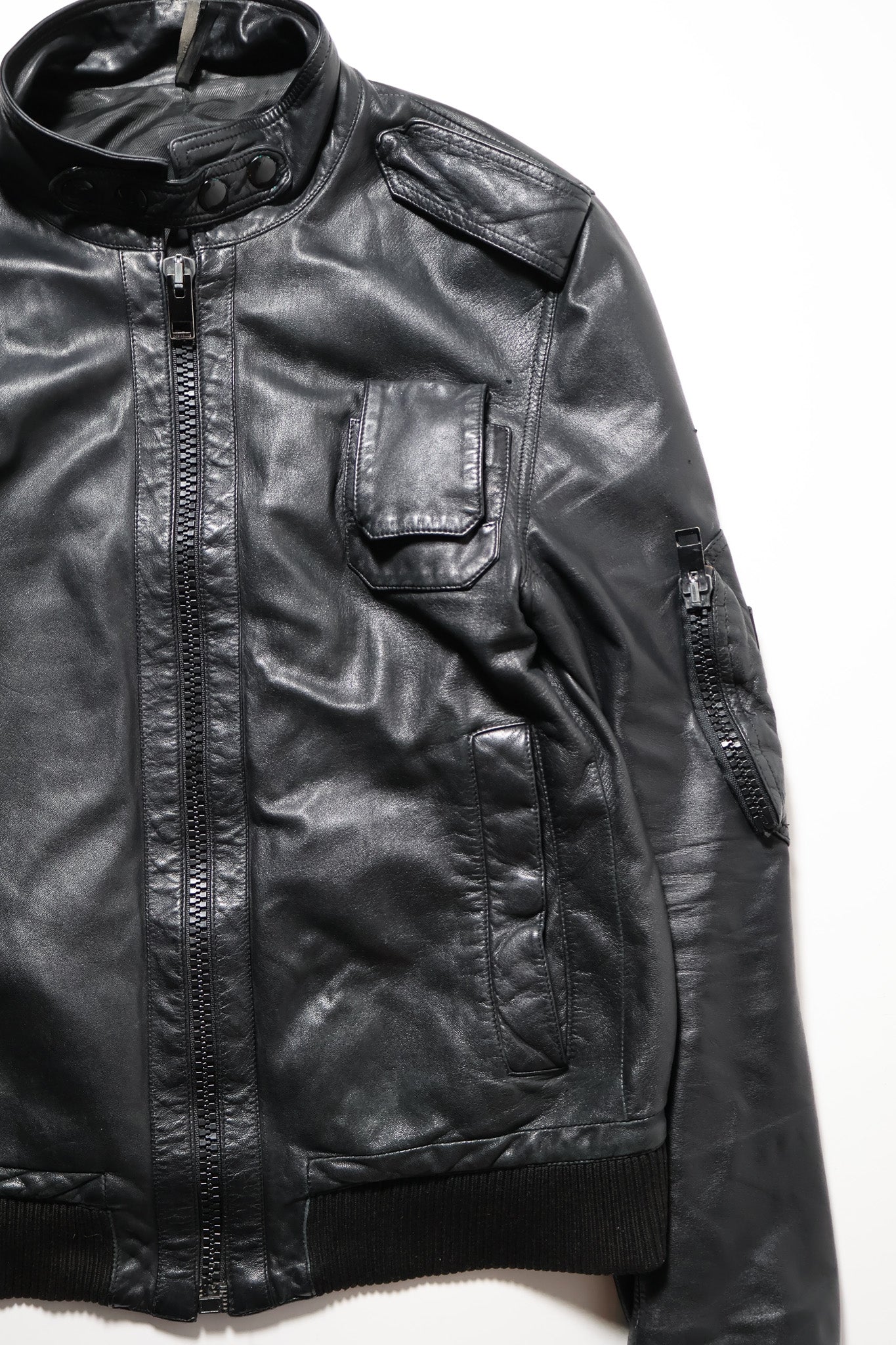 1/1 Dior Homme SS05 Sample Custom Order Leather Jacket