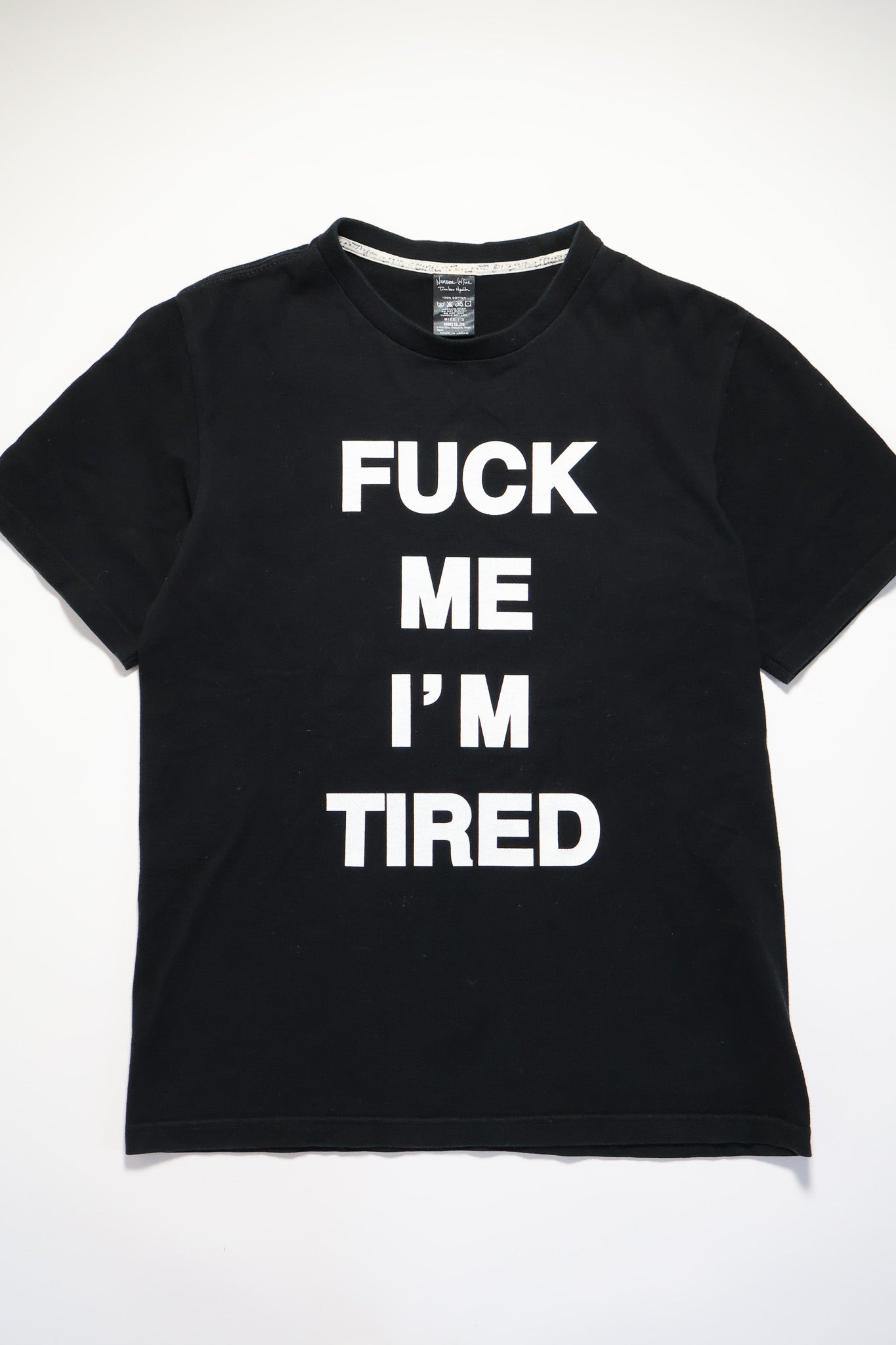 Number (N)ine AW09 'Fuck Me I'm Tired' Shirt