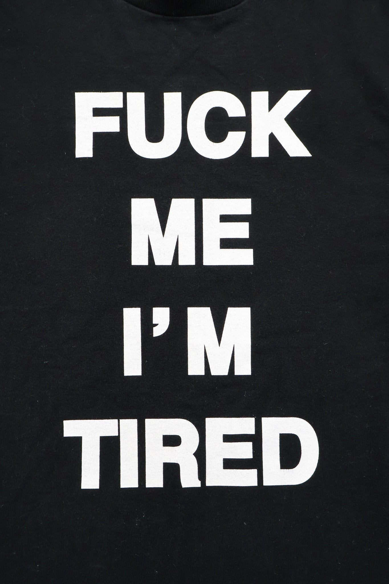Number (N)ine AW09 'Fuck Me I'm Tired' Shirt