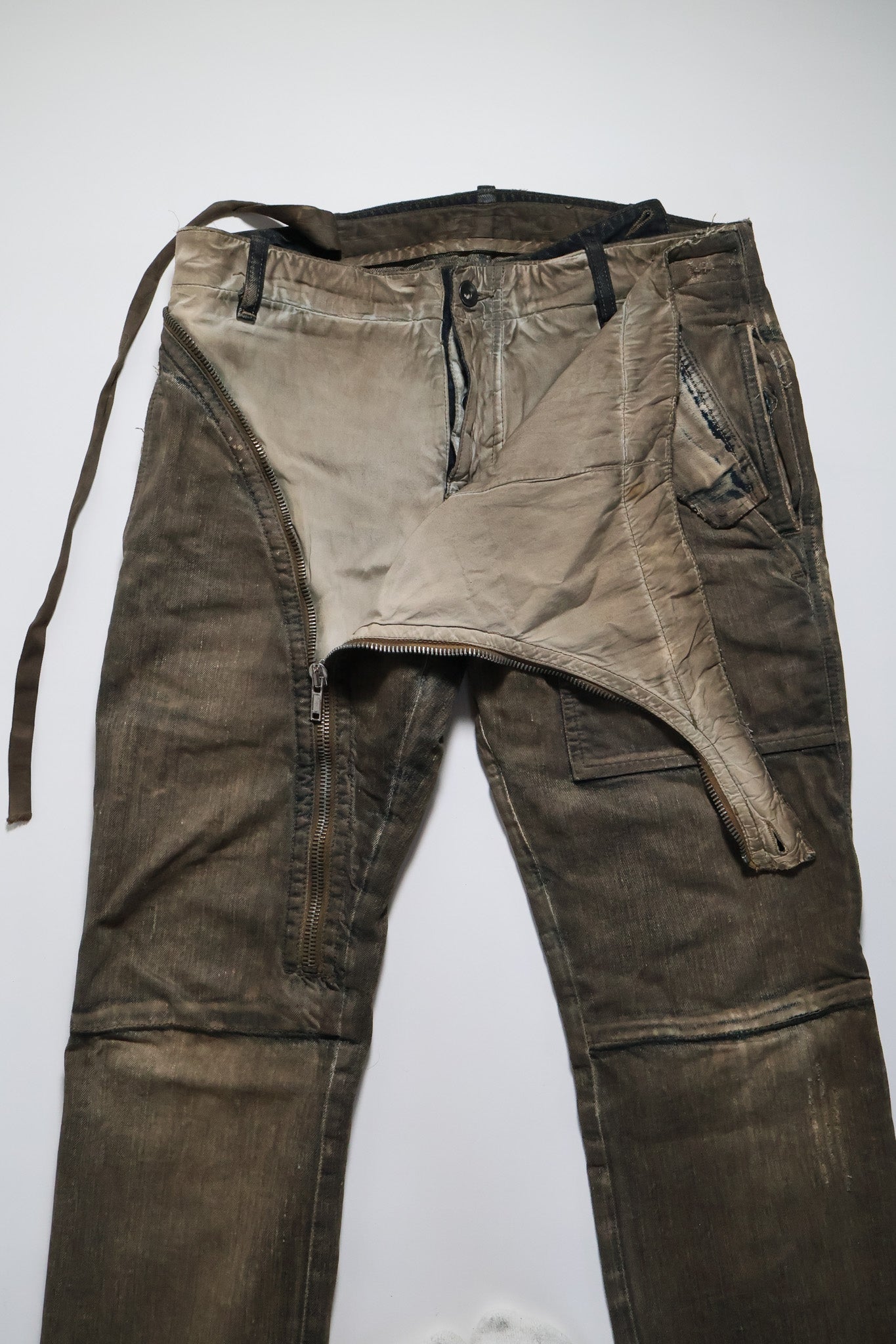 Rick Owens FW07 Dust Double Layer Aircut Denim