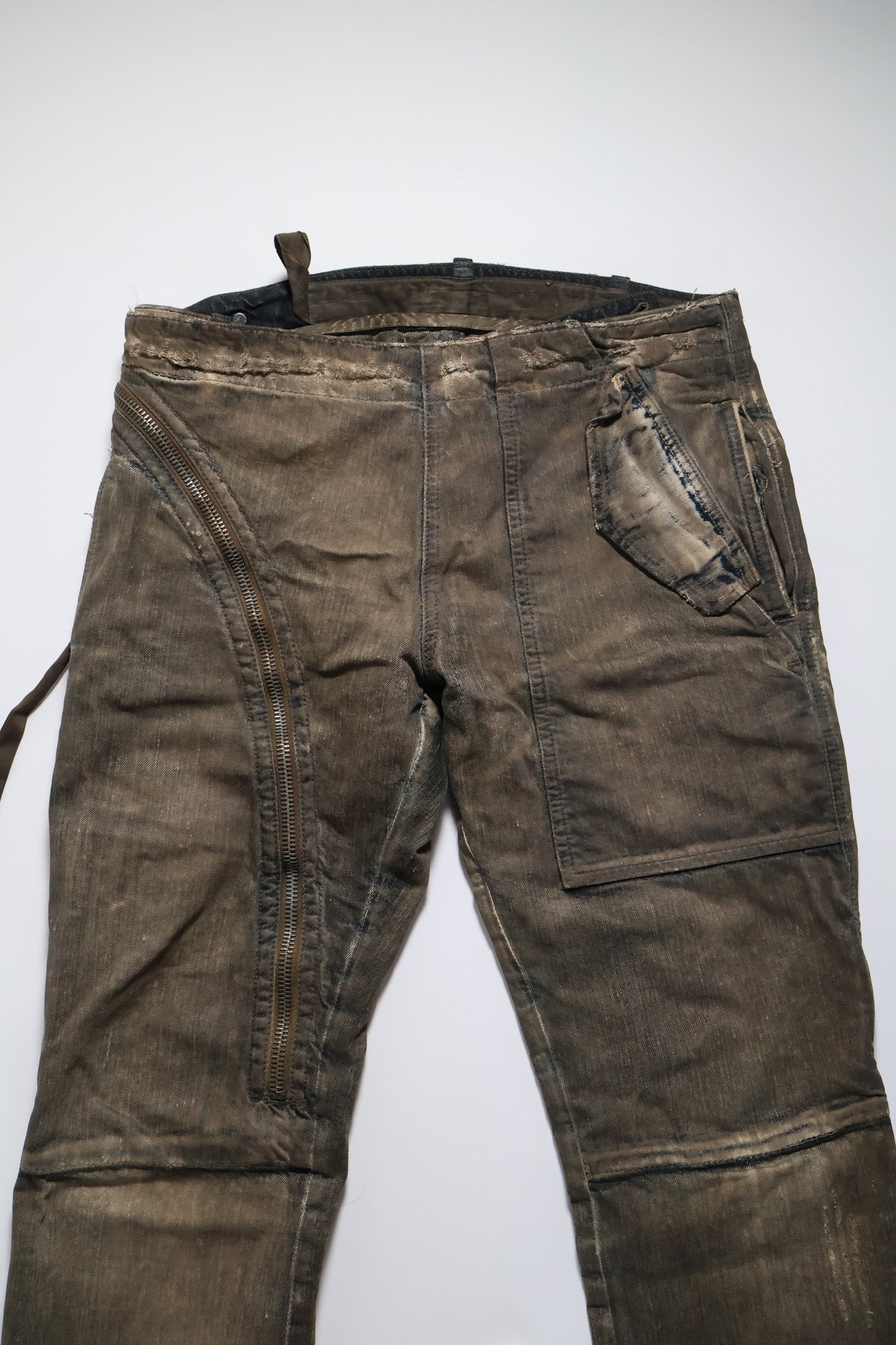 Rick Owens FW07 Dust Double Layer Aircut Denim