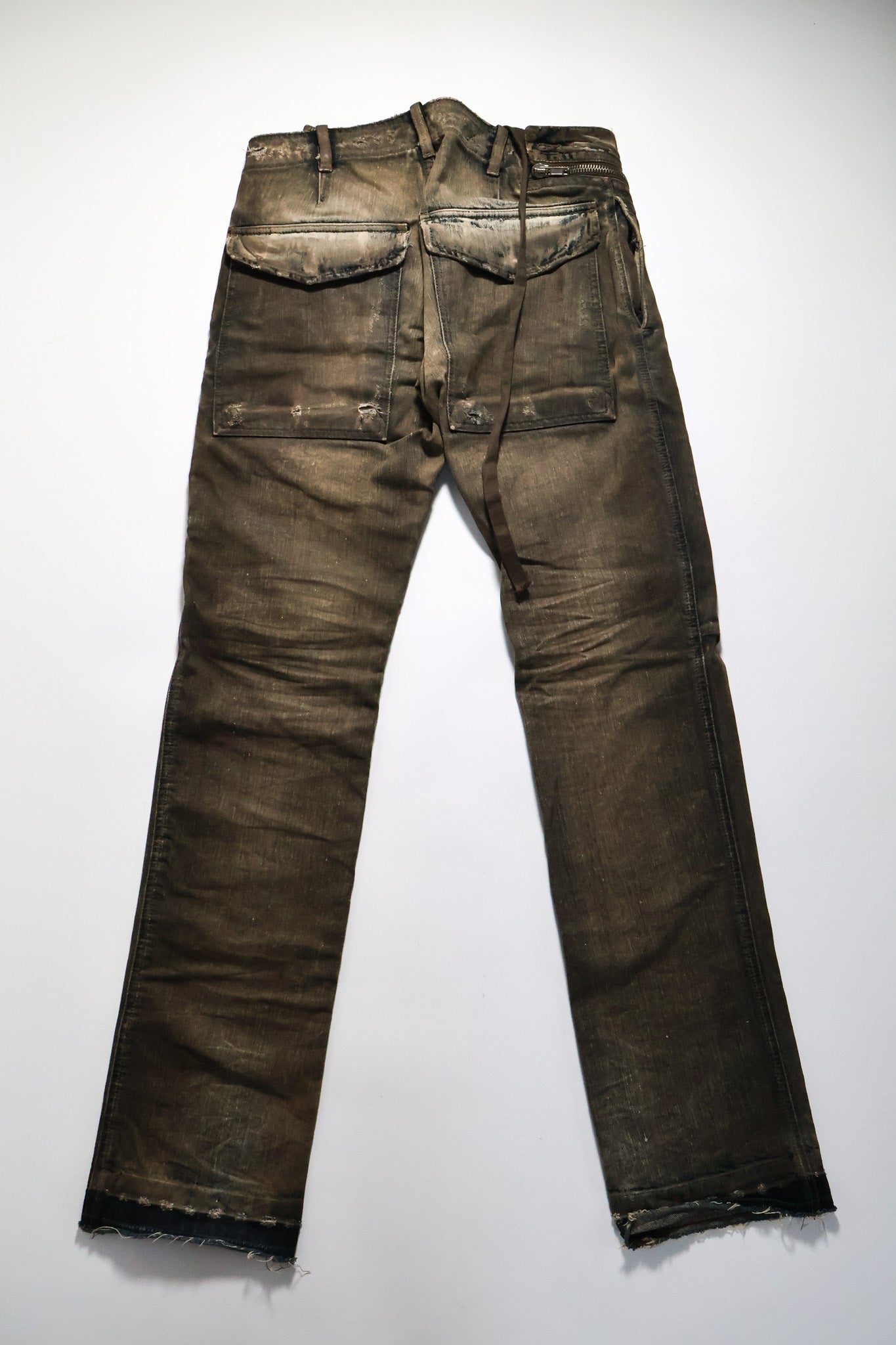 Rick Owens FW07 Dust Double Layer Aircut Denim