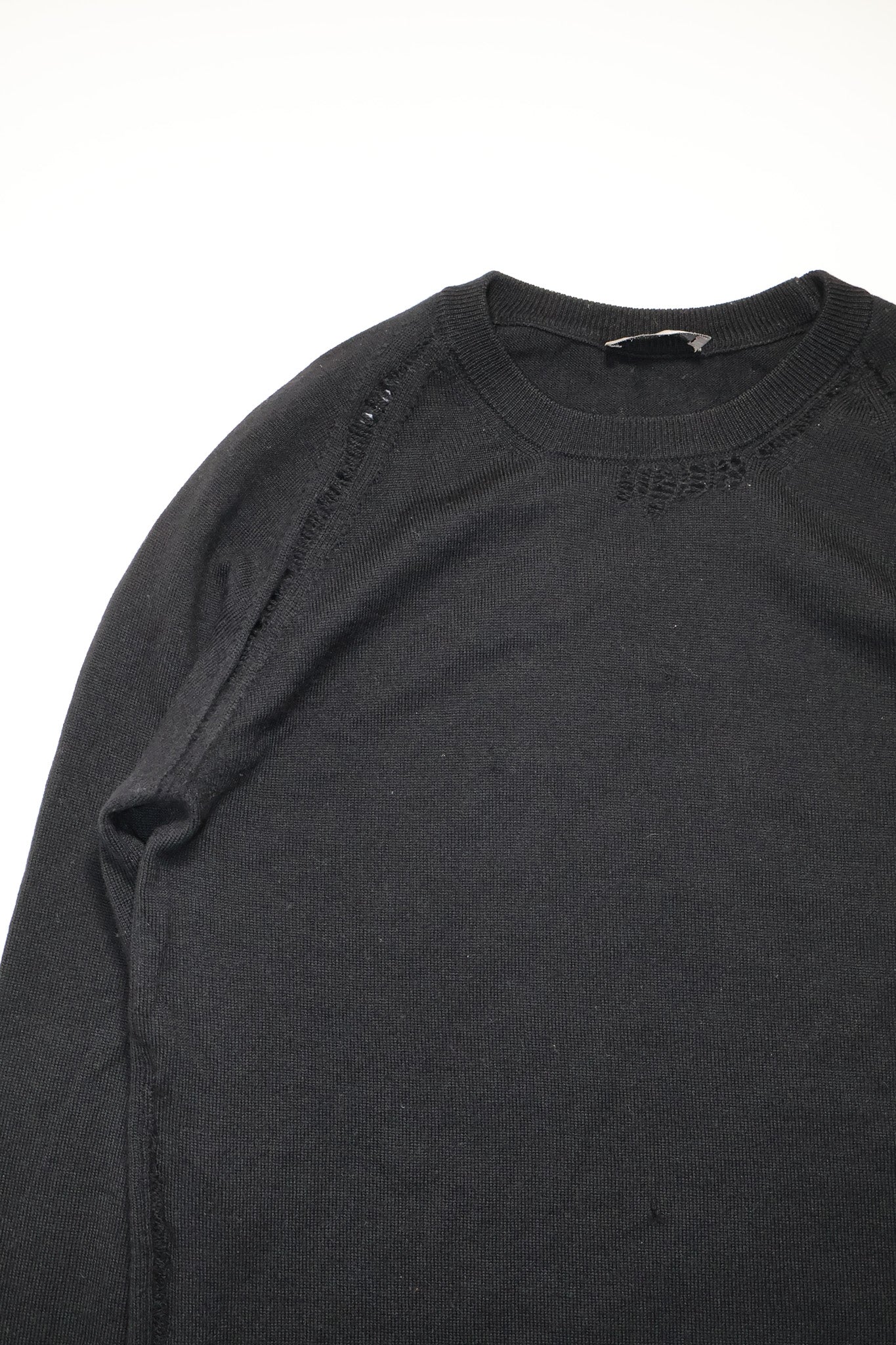 Dior Homme AW06 Distressed Knit Sweater