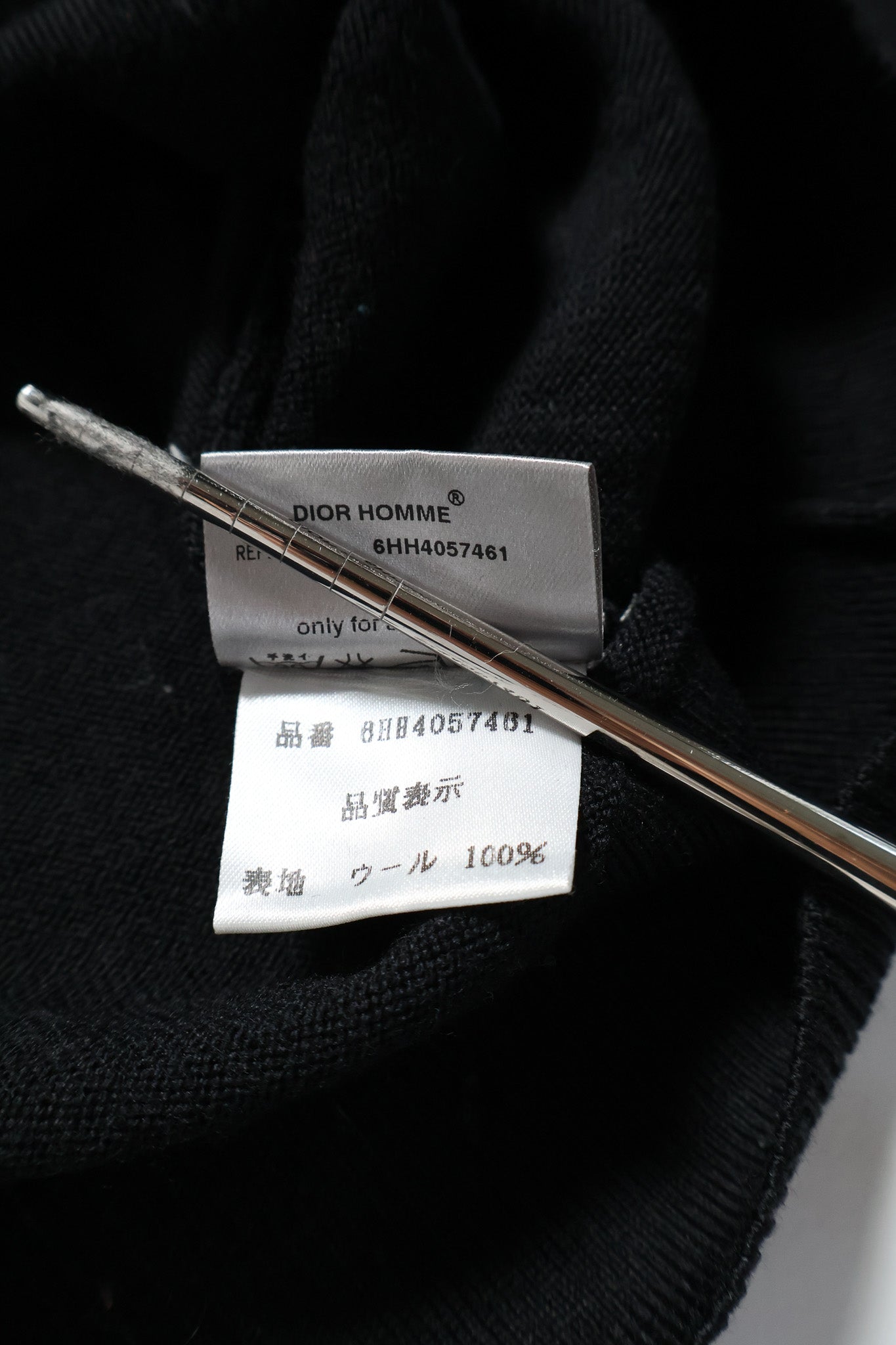 Dior Homme AW06 Distressed Knit Sweater