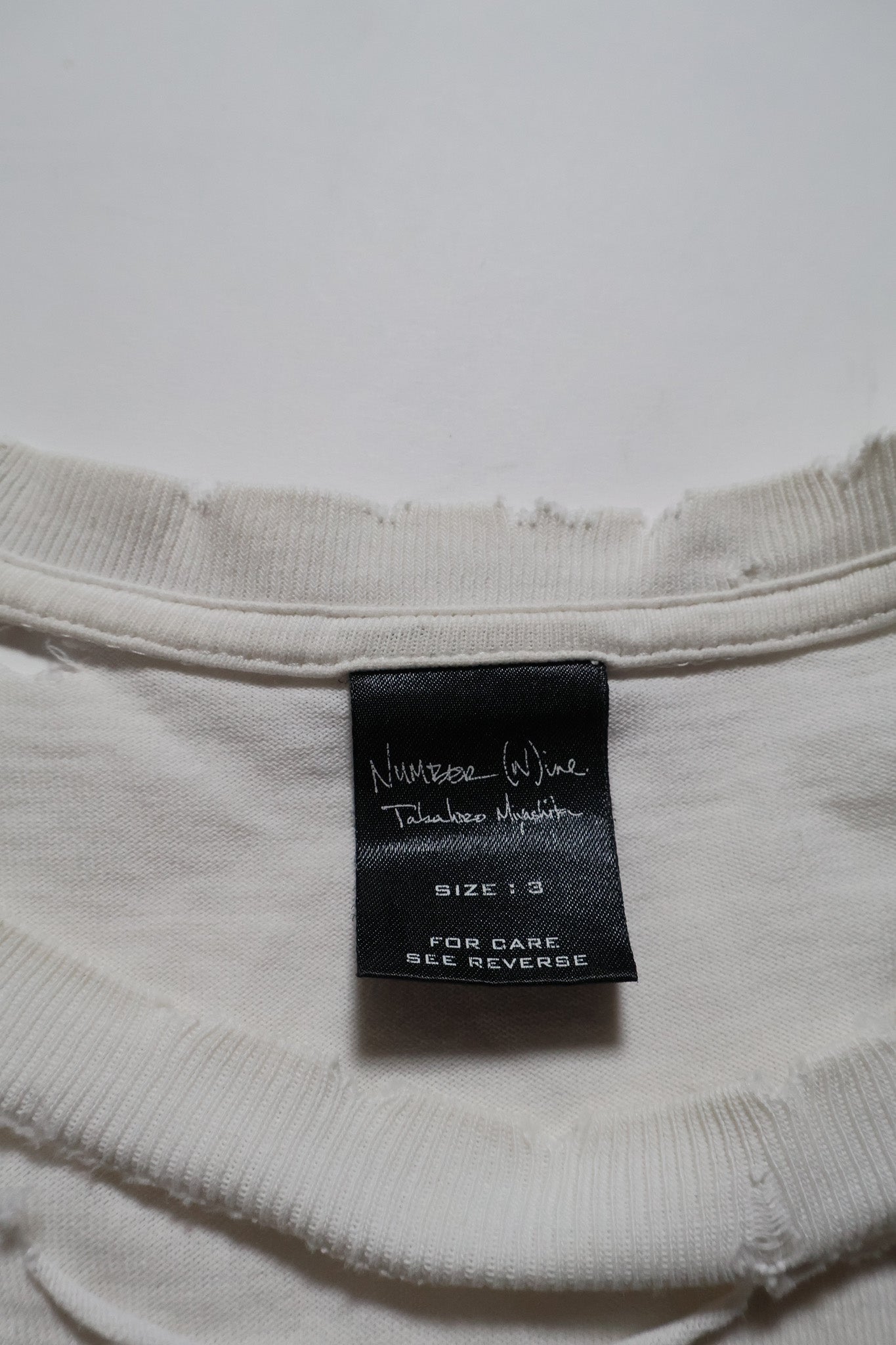 Number (N)ine SS06 'F*CK OFF' Shirt