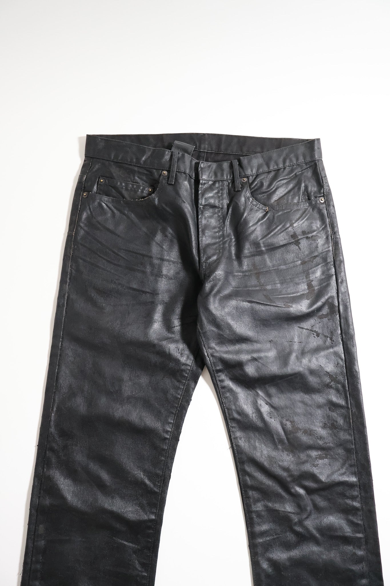 Dior Homme AW03 Waxed Luster Coating Denim