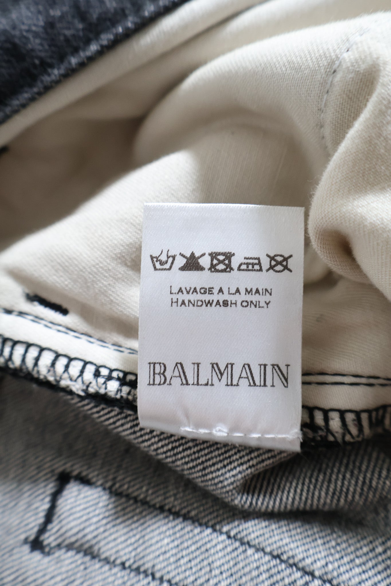 Balmain SS11 Distressed Denim