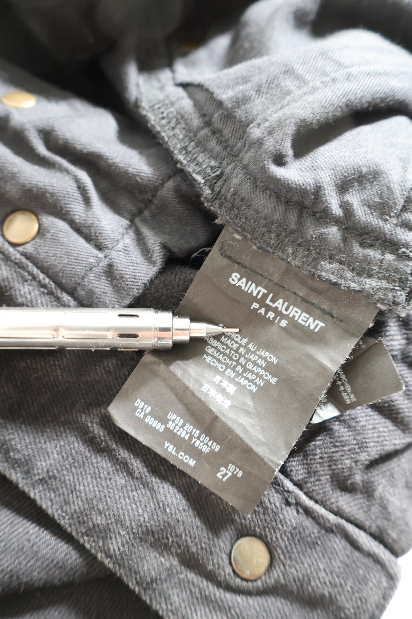 Saint Laurent Paris AW15 D02 Denim