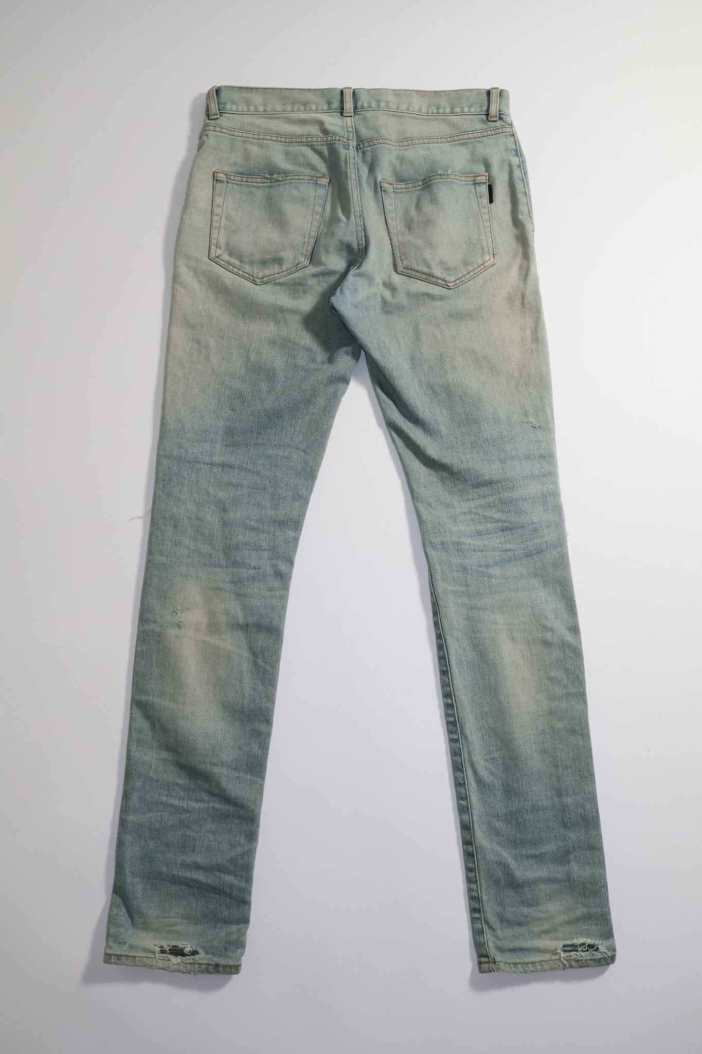 Saint Laurent Paris SS19 Crash Denim
