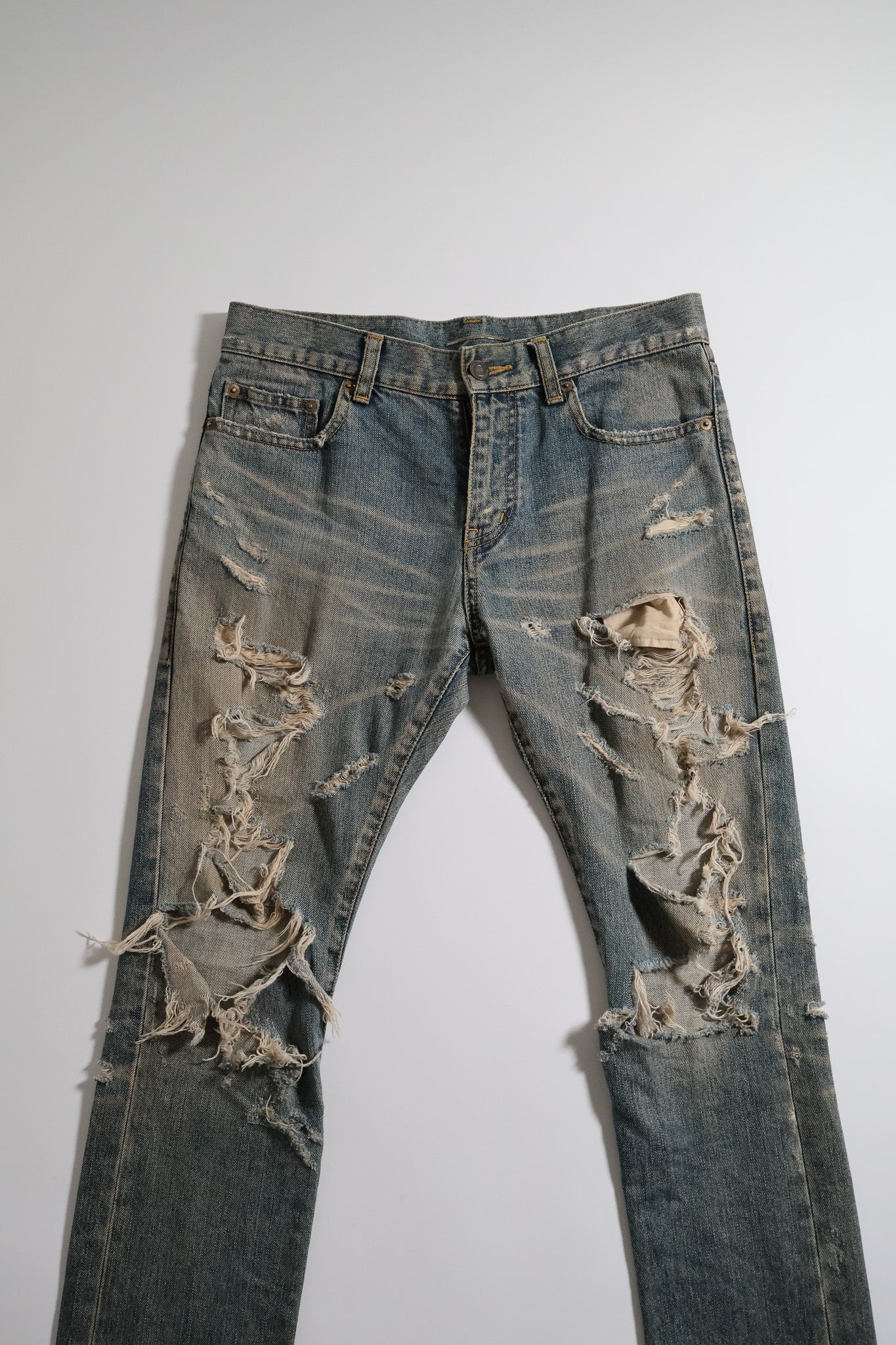 Saint Laurent Paris AW13 OG Crash Denim