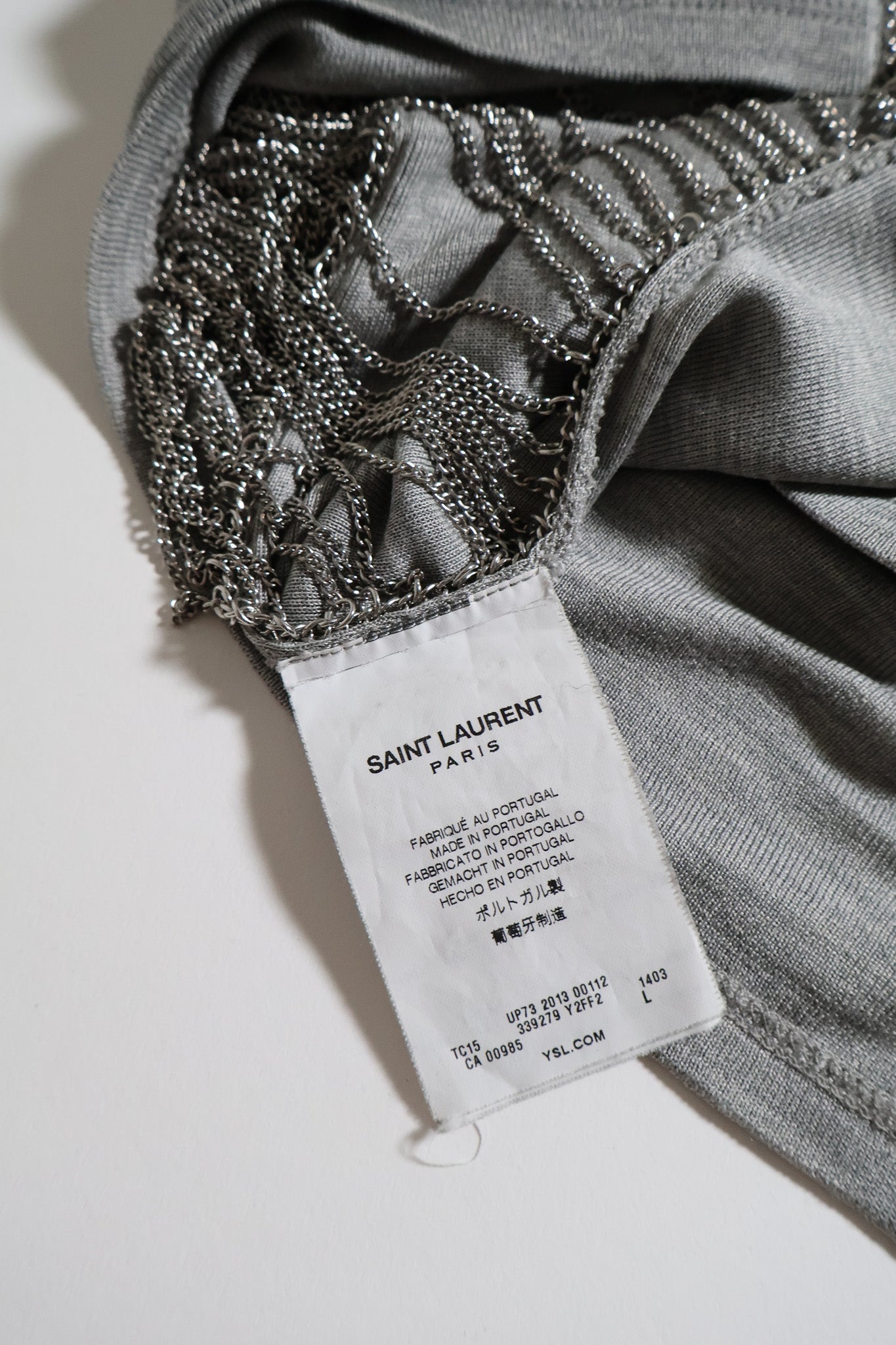 Saint Laurent Paris AW13 Chain Shirt