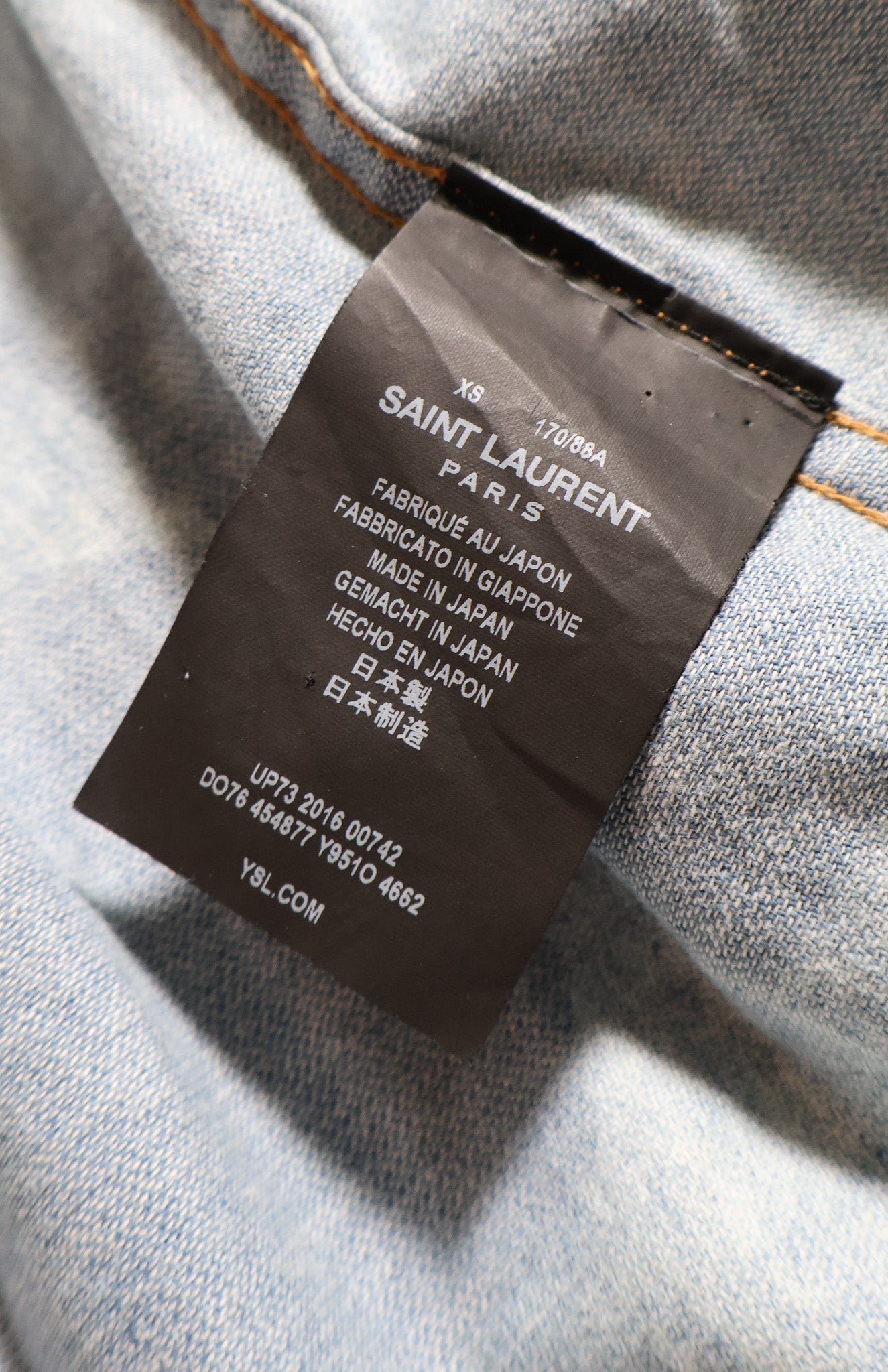 Saint Laurent Paris SS17 Star Denim Shirt