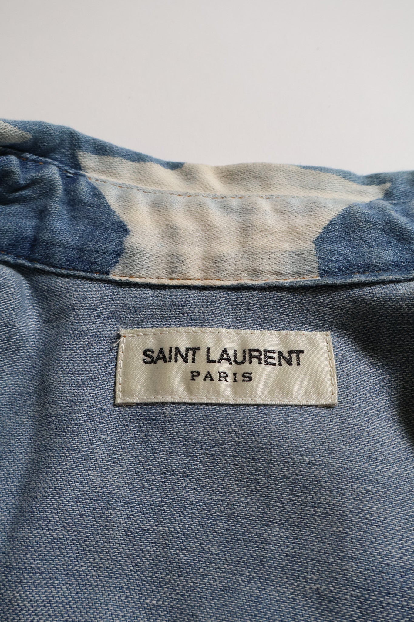 Saint Laurent Paris SS17 Star Denim Shirt