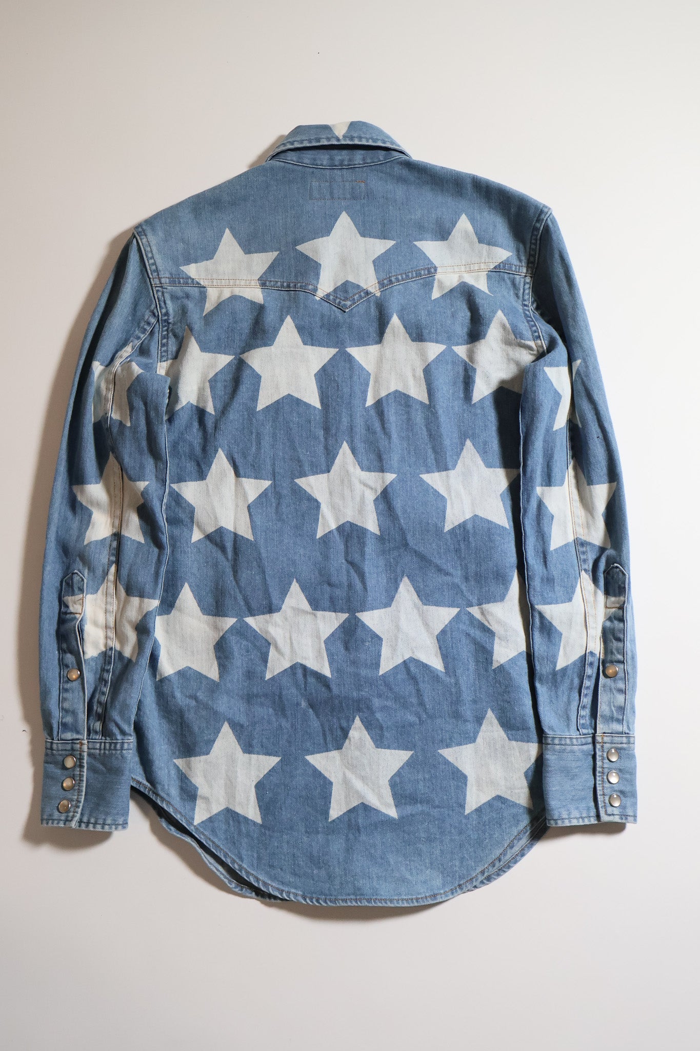 Saint Laurent Paris SS17 Star Denim Shirt