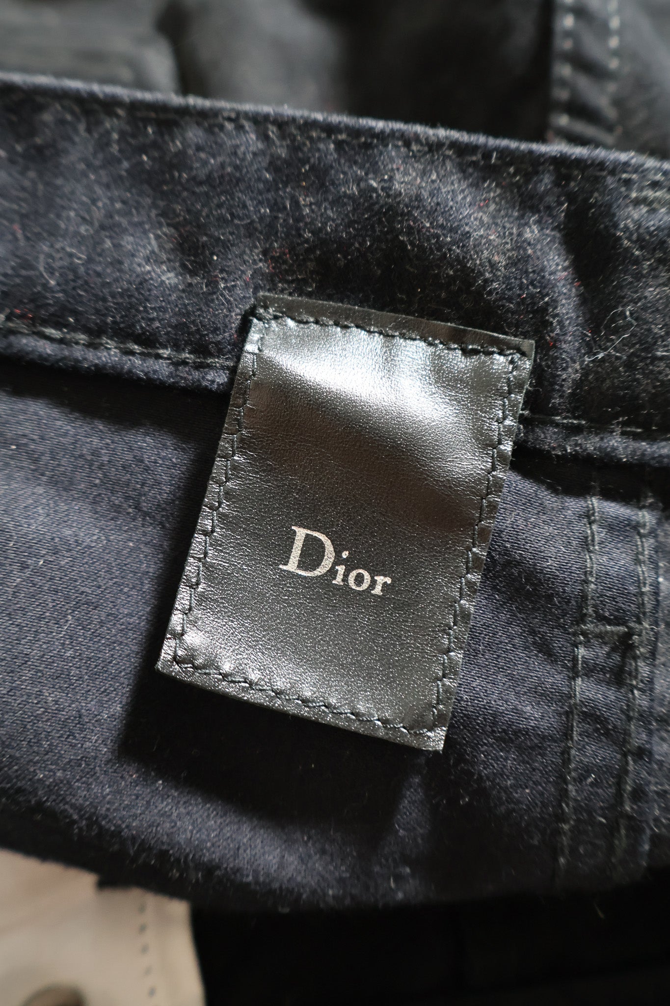 Dior Homme AW03 Luster Waxed Moleskin Denim