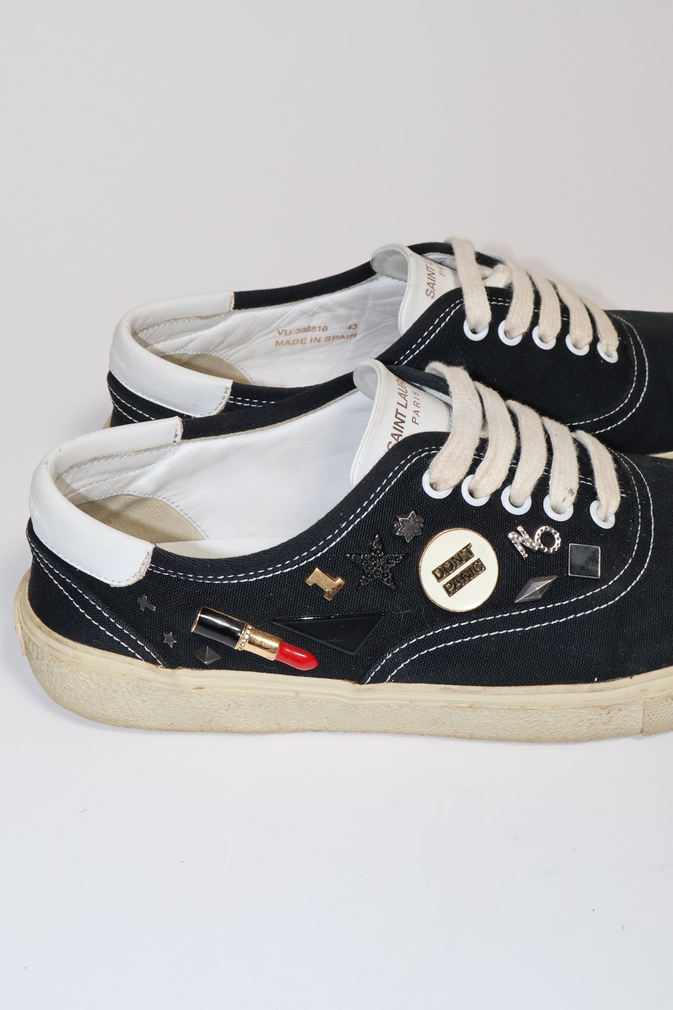 Saint Laurent Paris AW15 Pin Low Top Sneakers