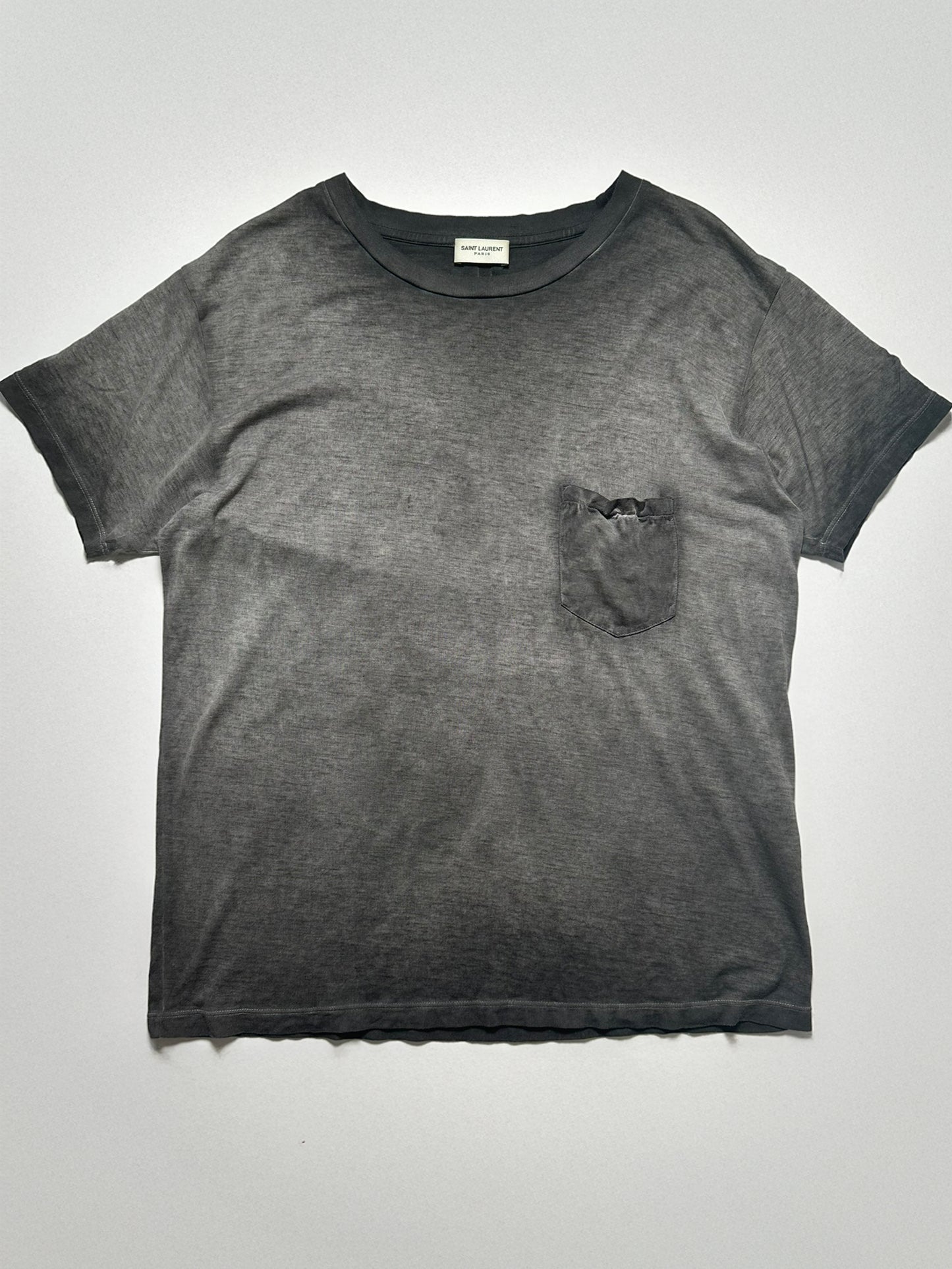 Saint Laurent SS15 Faded Pocket Tee