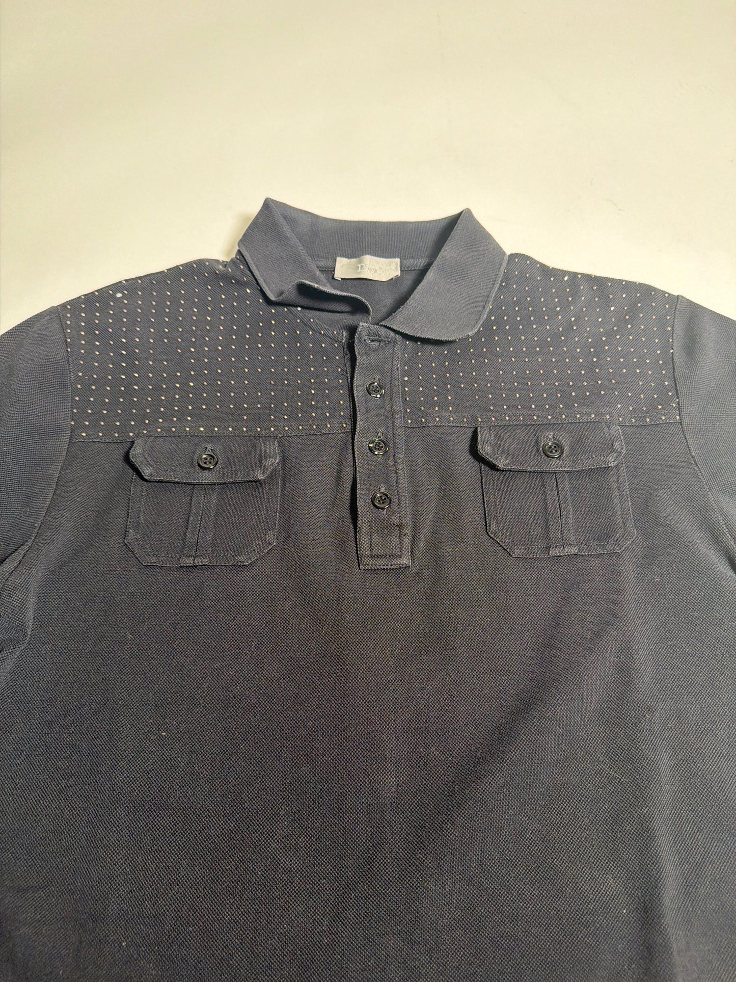 Dior Homme SS06 Runway Studded Polo Shirt